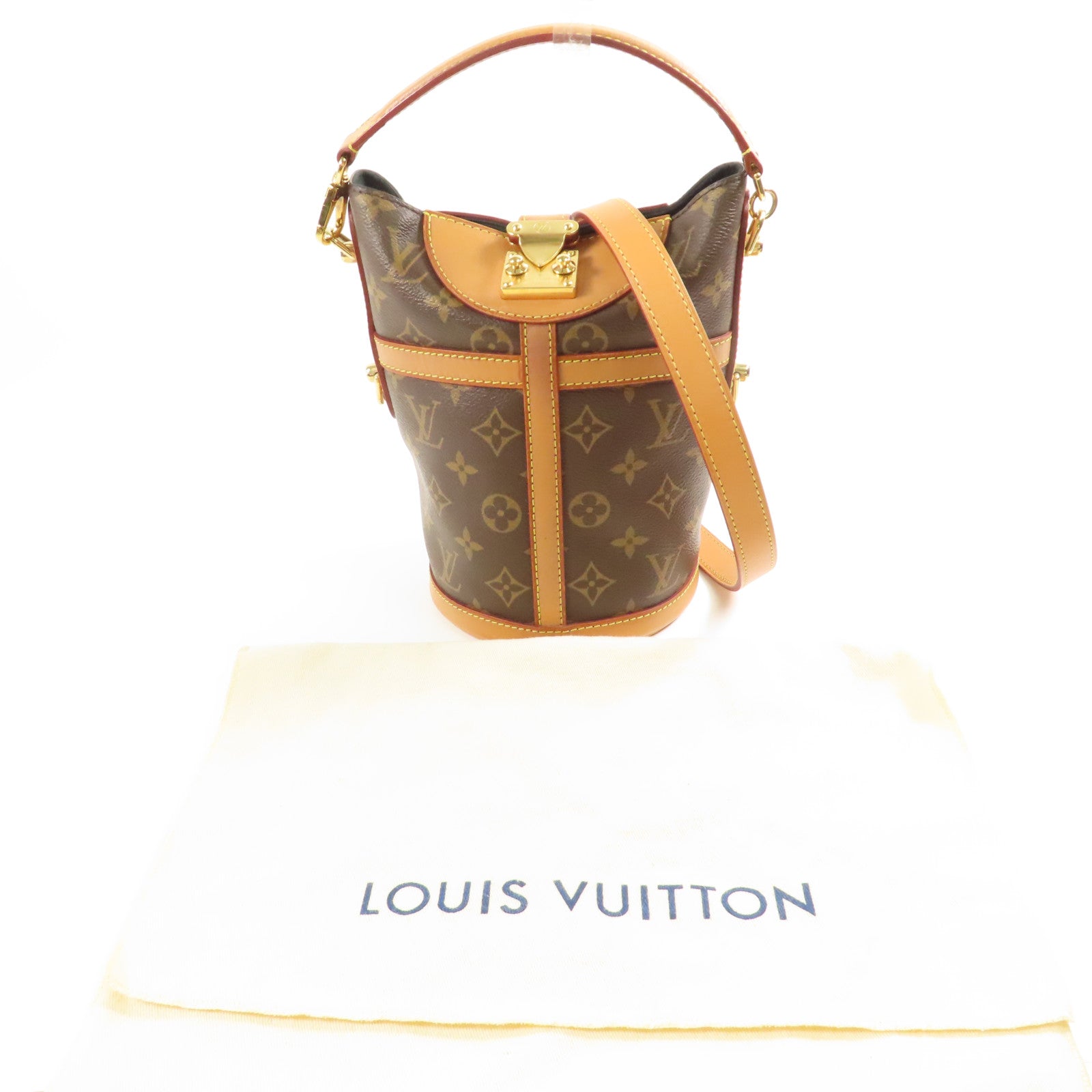 LOUIS VUITTON LV GHW Duffle 2 Way Shoulder Bag Handbag M43587 Monogram Brown