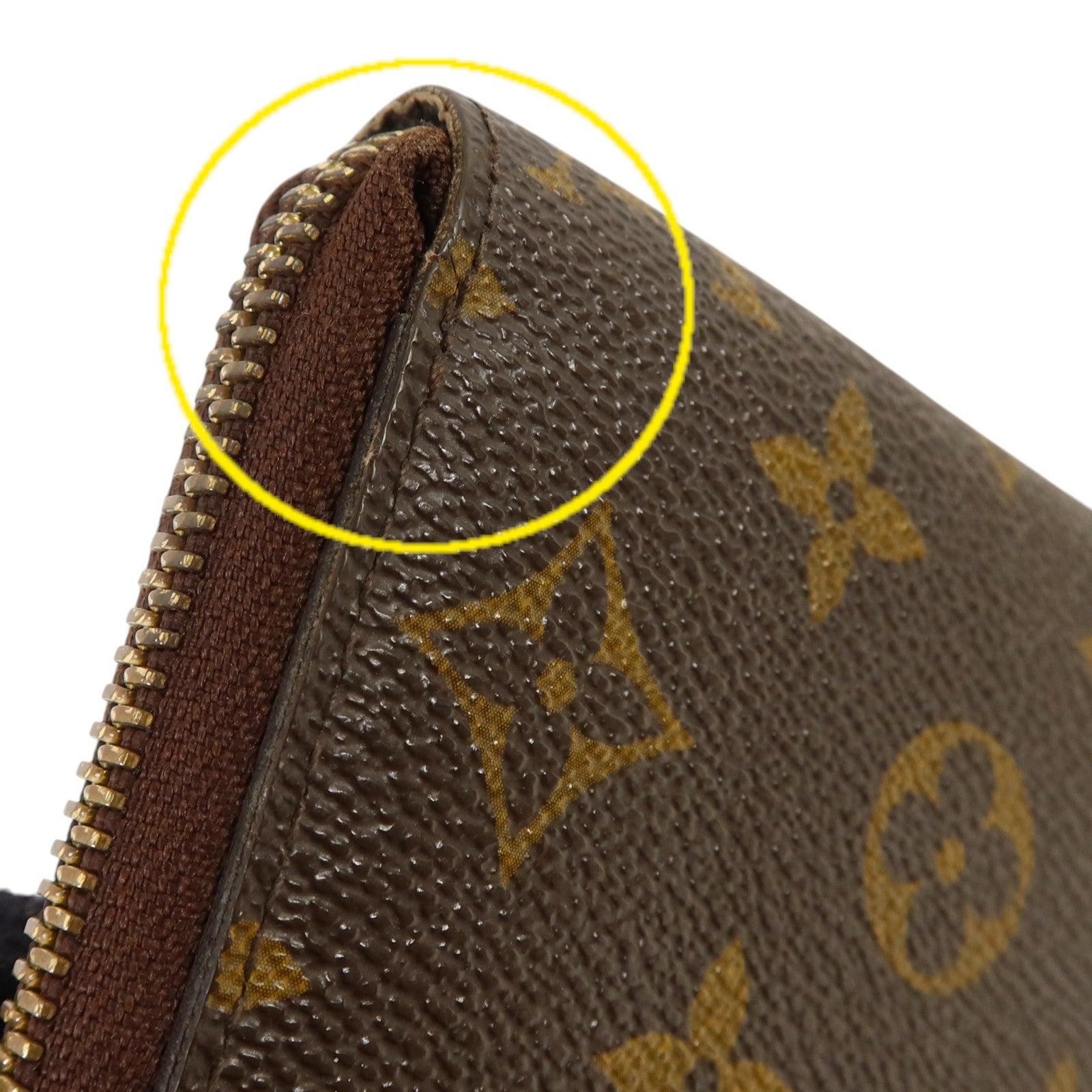 LOUIS VUITTON Monogram Zippy Wallet金扣長錢包