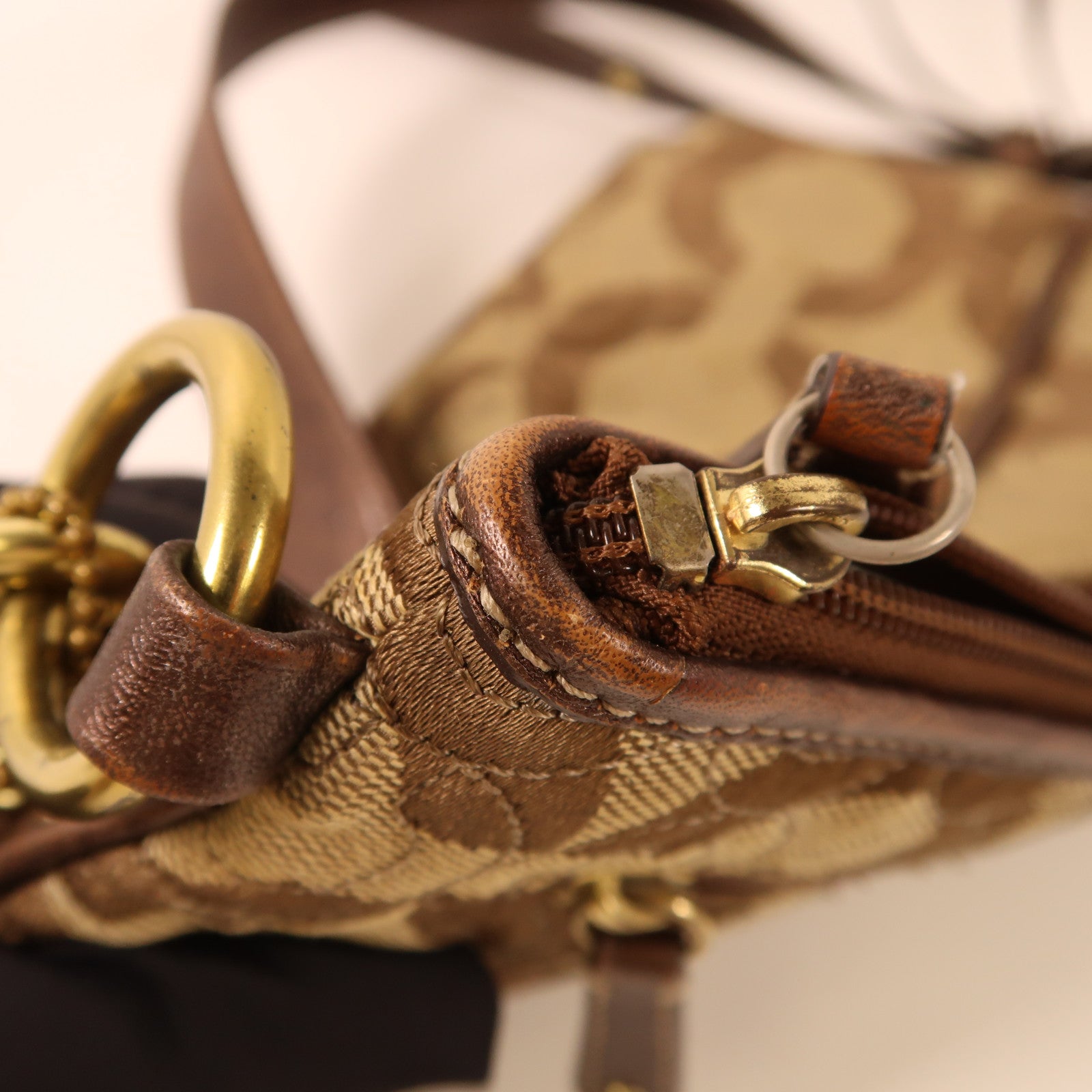 COACH 【激減優惠】帆布Waist Bag金扣腰包