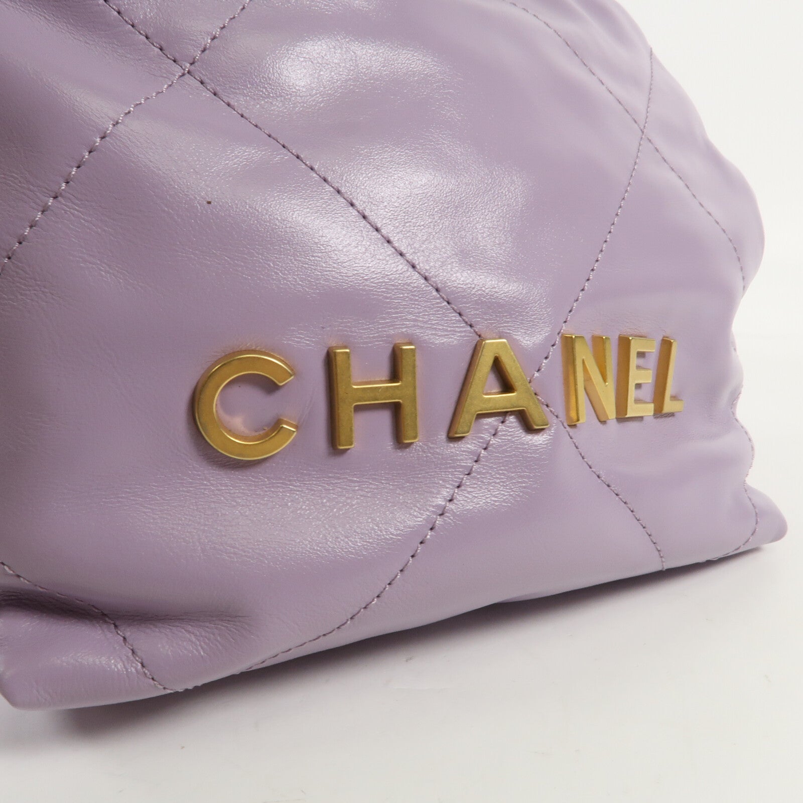 CHANEL 牛皮皮革Chanel 22 Mini鏈帶肩背袋