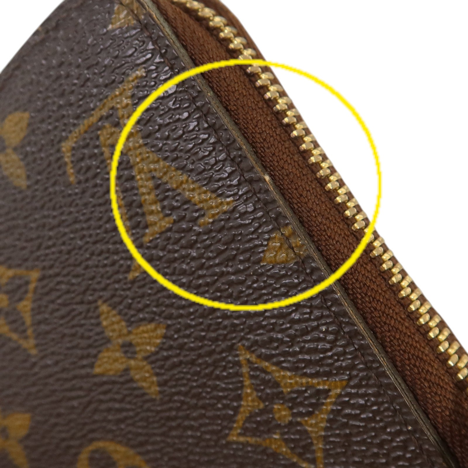 LOUIS VUITTON Monogram Zippy Wallet金扣長錢包