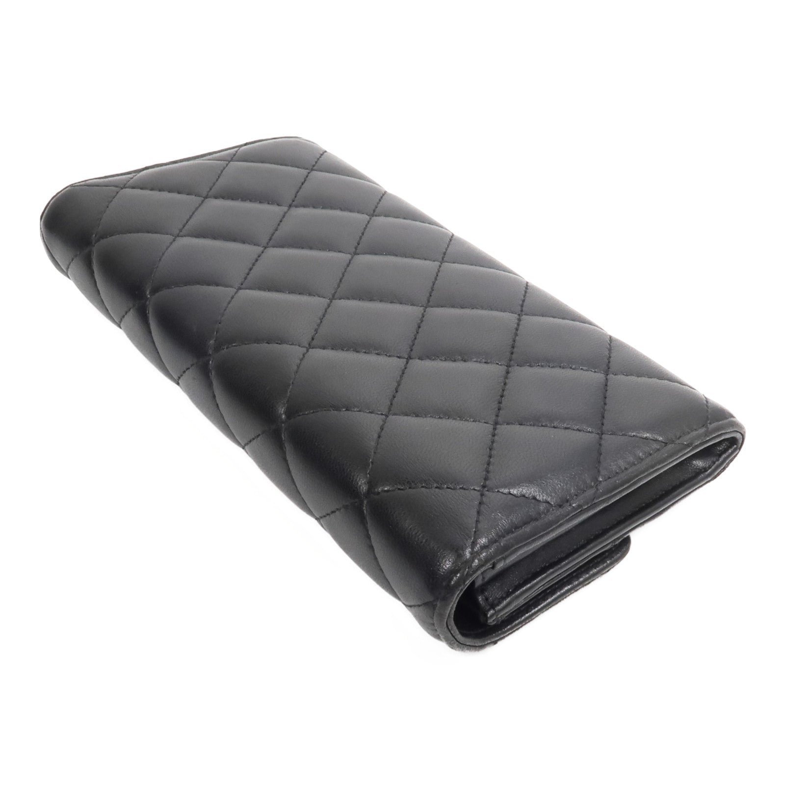 CHANEL 羊皮皮革Classic Long Flap Wallet長錢包