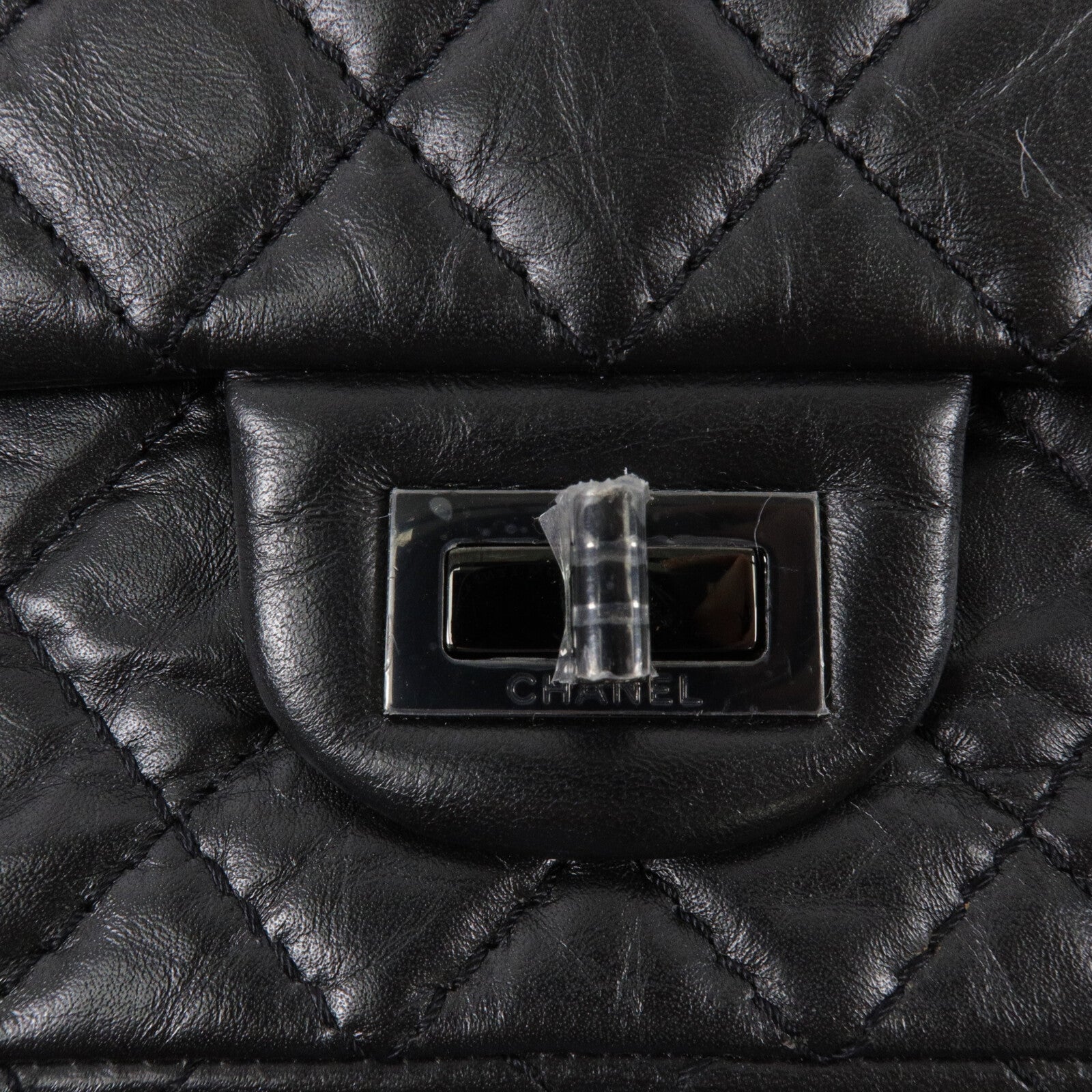 CHANEL 牛皮皮革2.55 Reissue Flap鏈帶肩背袋