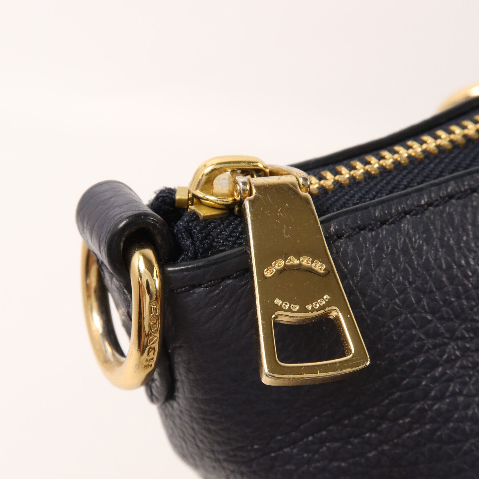 COACH 牛皮皮革2 Way Shoulder手挽肩背兩用袋