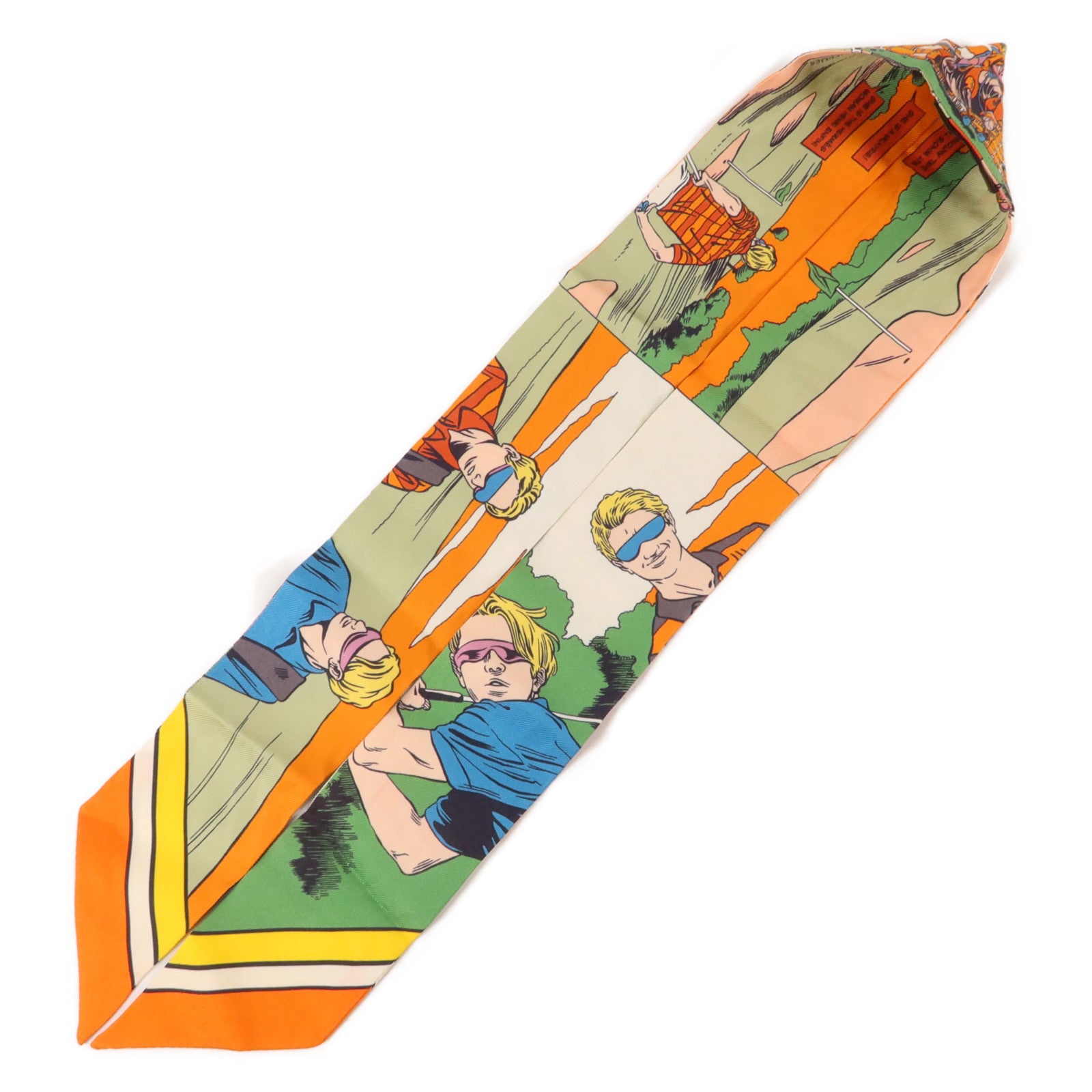 HERMES 絲質Twilly絲巾