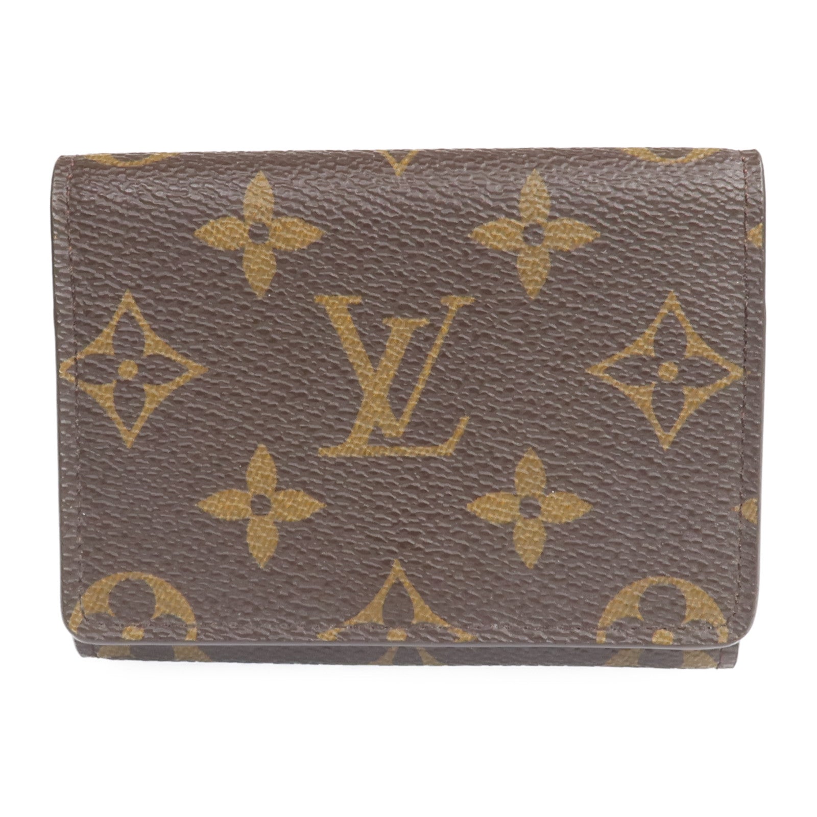 LOUIS VUITTON Monogram Enveloppe Carte De Visite金扣Card Case
