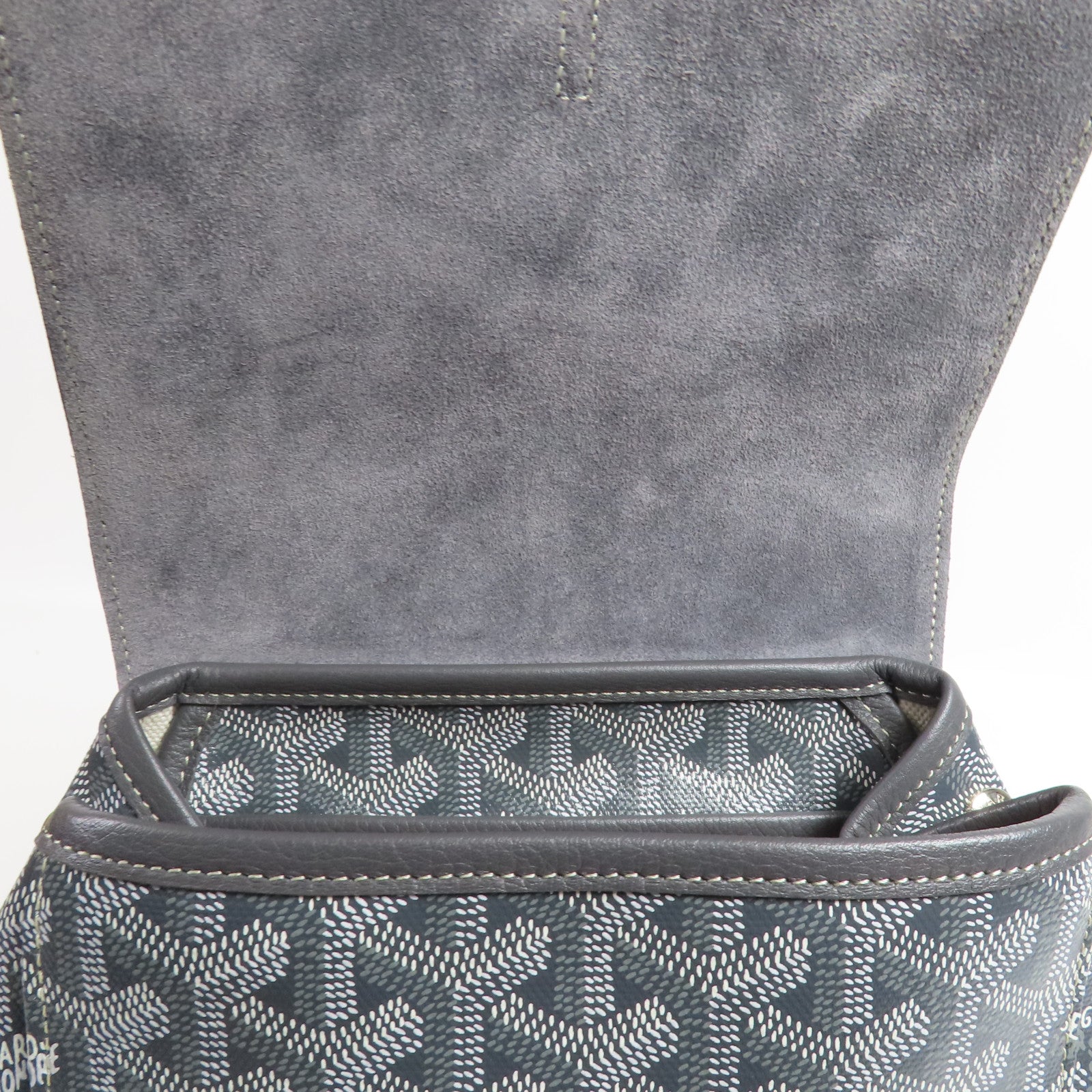 GOYARD 塗層帆布Rucksack銀扣背包