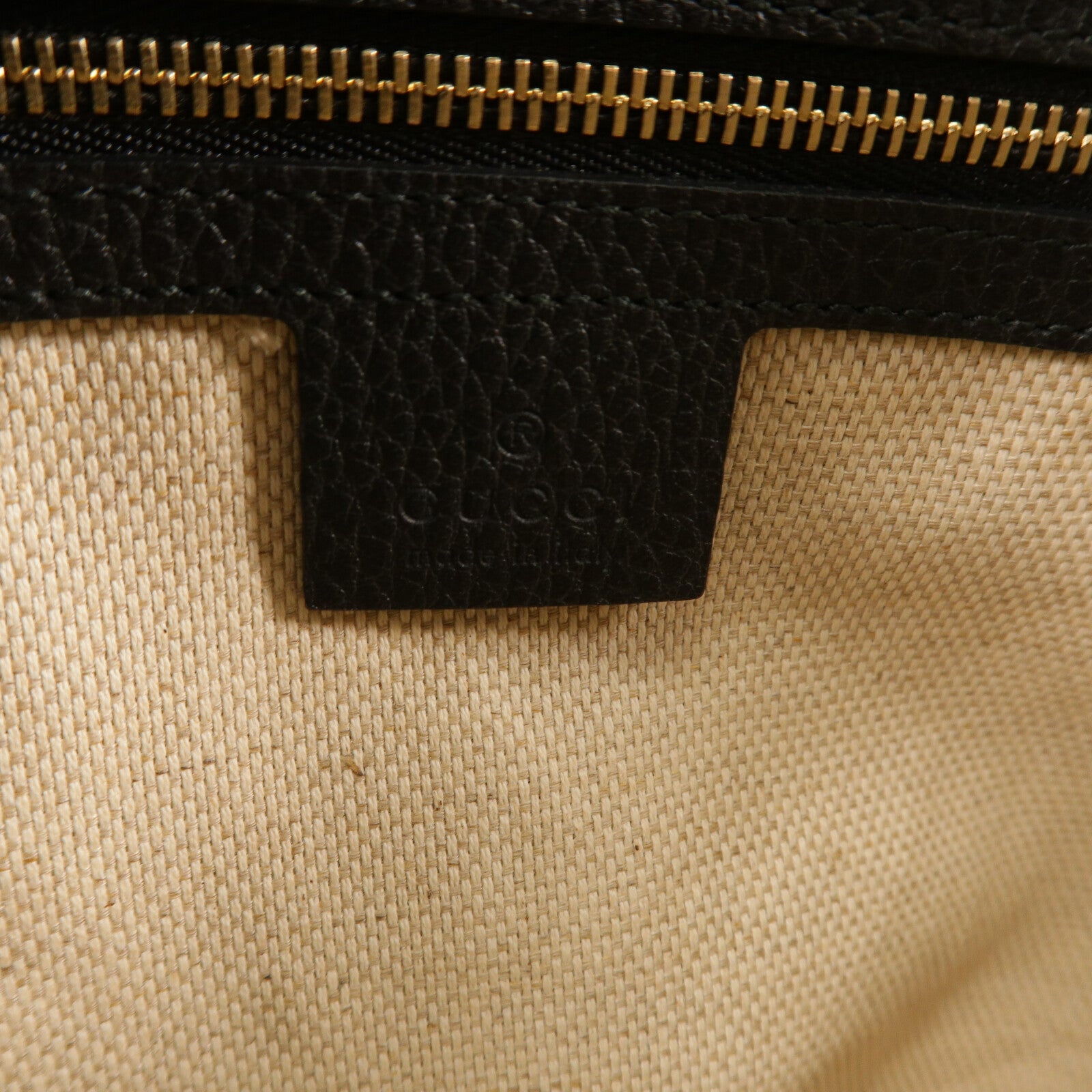 GUCCI 牛皮皮革Interlocking手挽袋