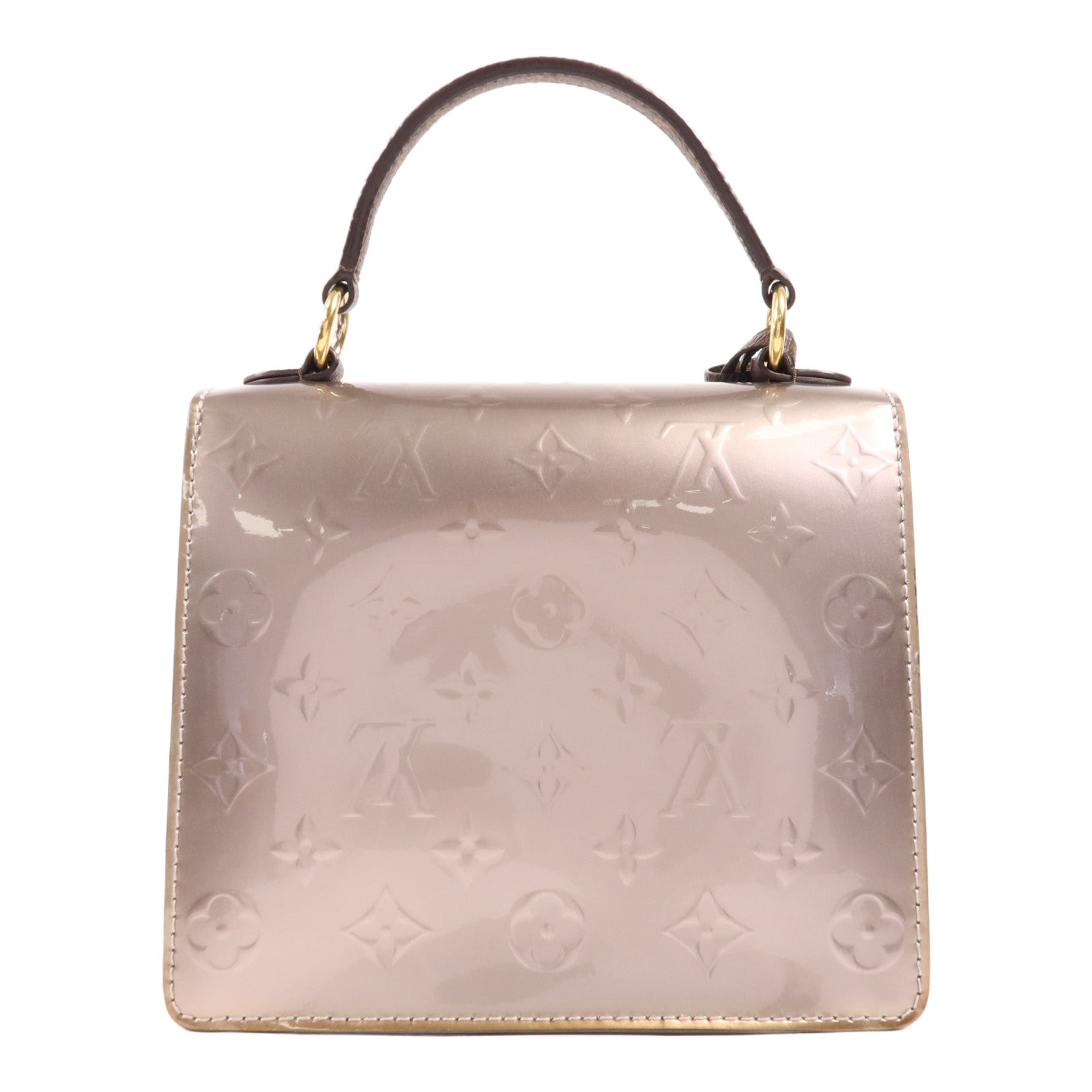 LOUIS VUITTON Vernis Spring Street金扣手挽肩背兩用袋