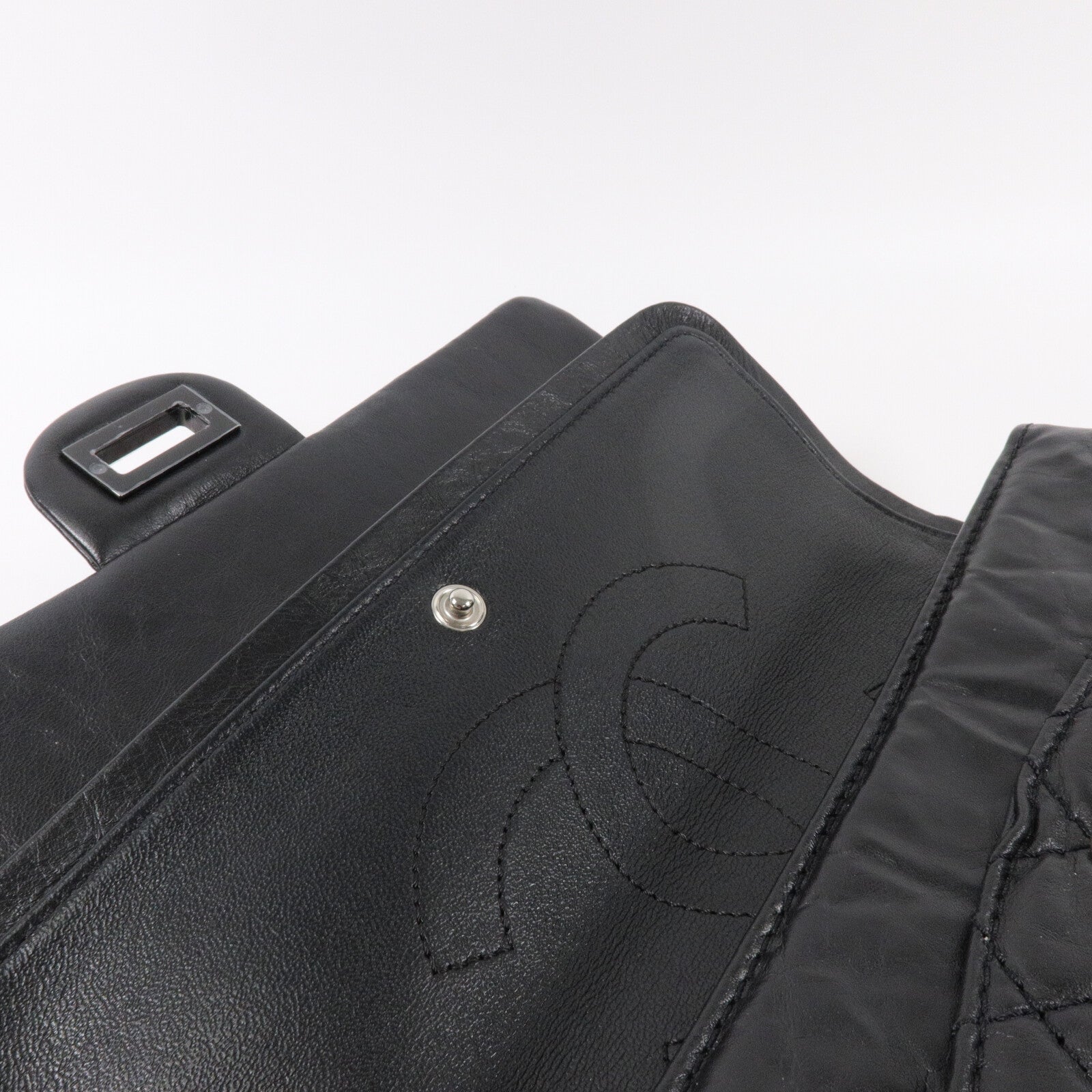 CHANEL 牛皮皮革2.55 Reissue Flap鏈帶肩背袋