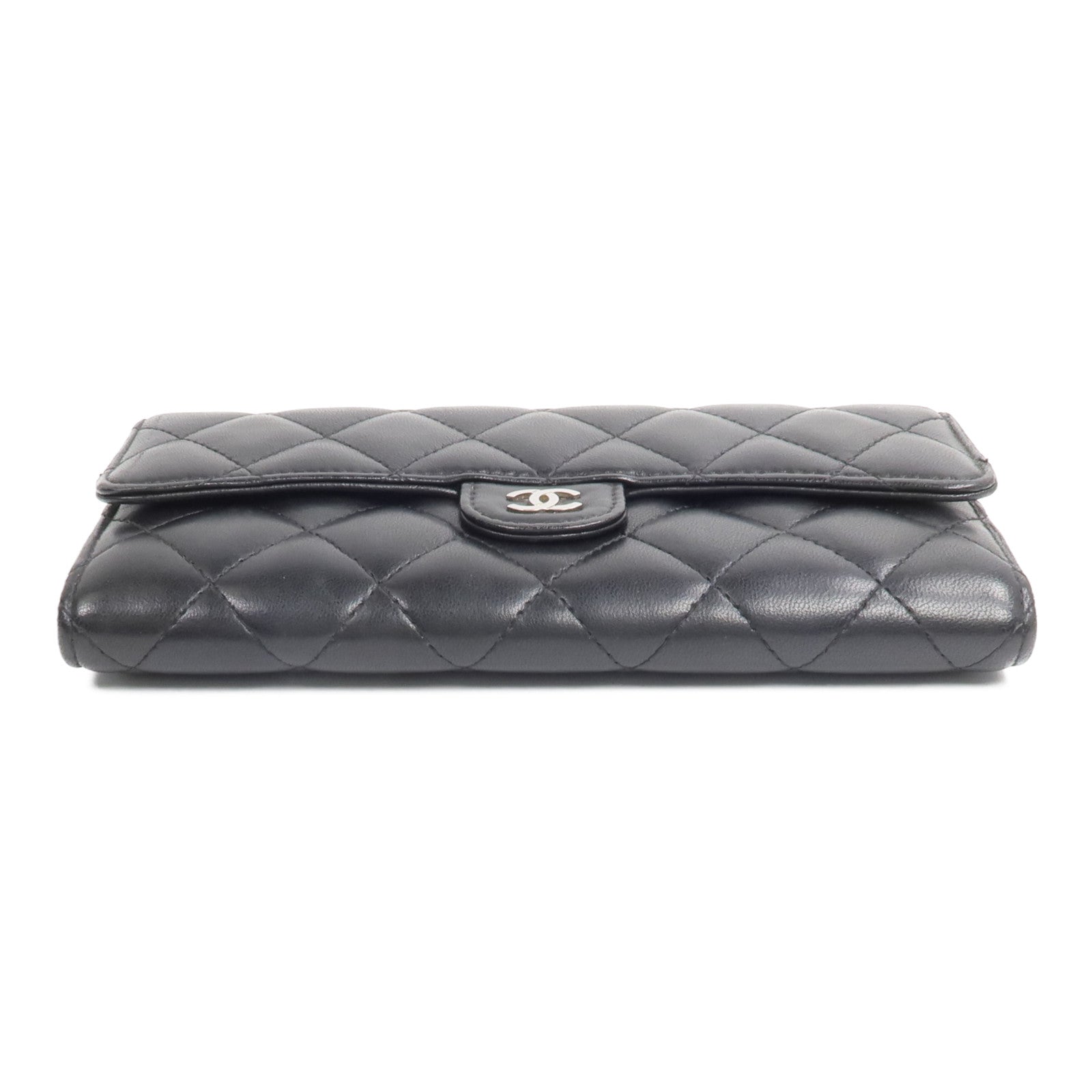 CHANEL 羊皮皮革Classic Long Flap Wallet長錢包