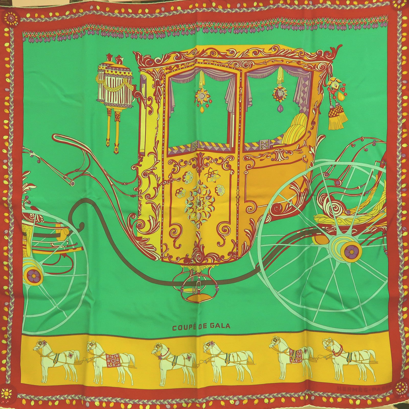 HERMES 【激減優惠】絲質Scarf 90X90絲巾