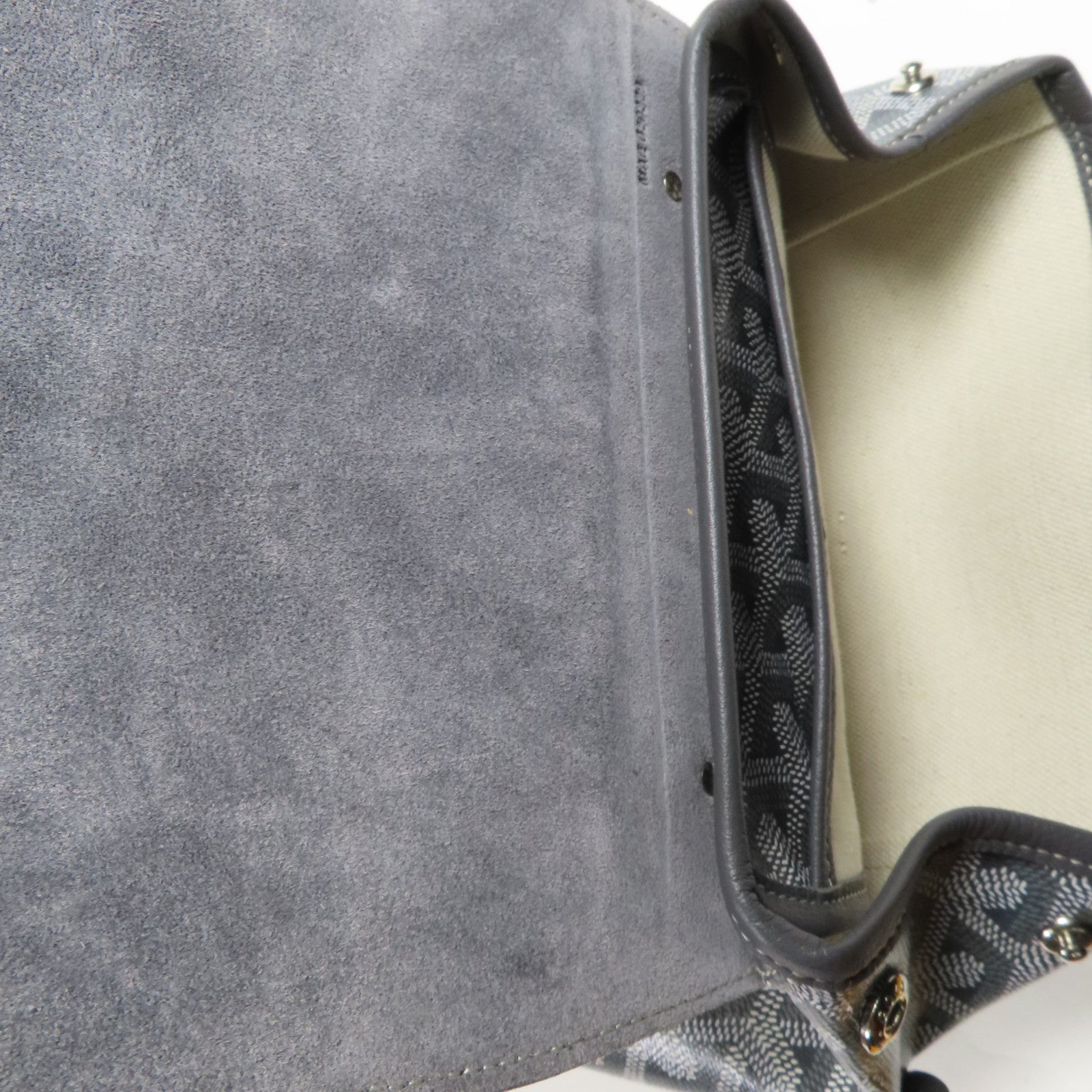 GOYARD 塗層帆布Rucksack銀扣背包