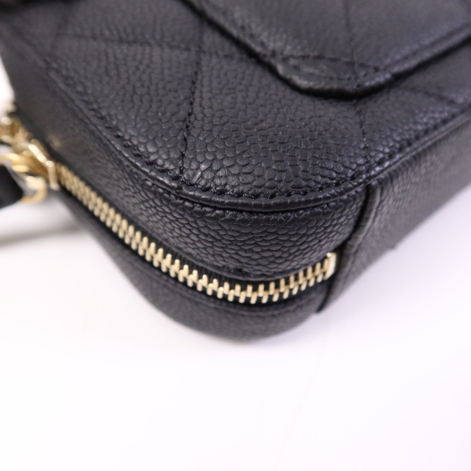 CHANEL 牛皮皮革Waist Bag金扣腰包