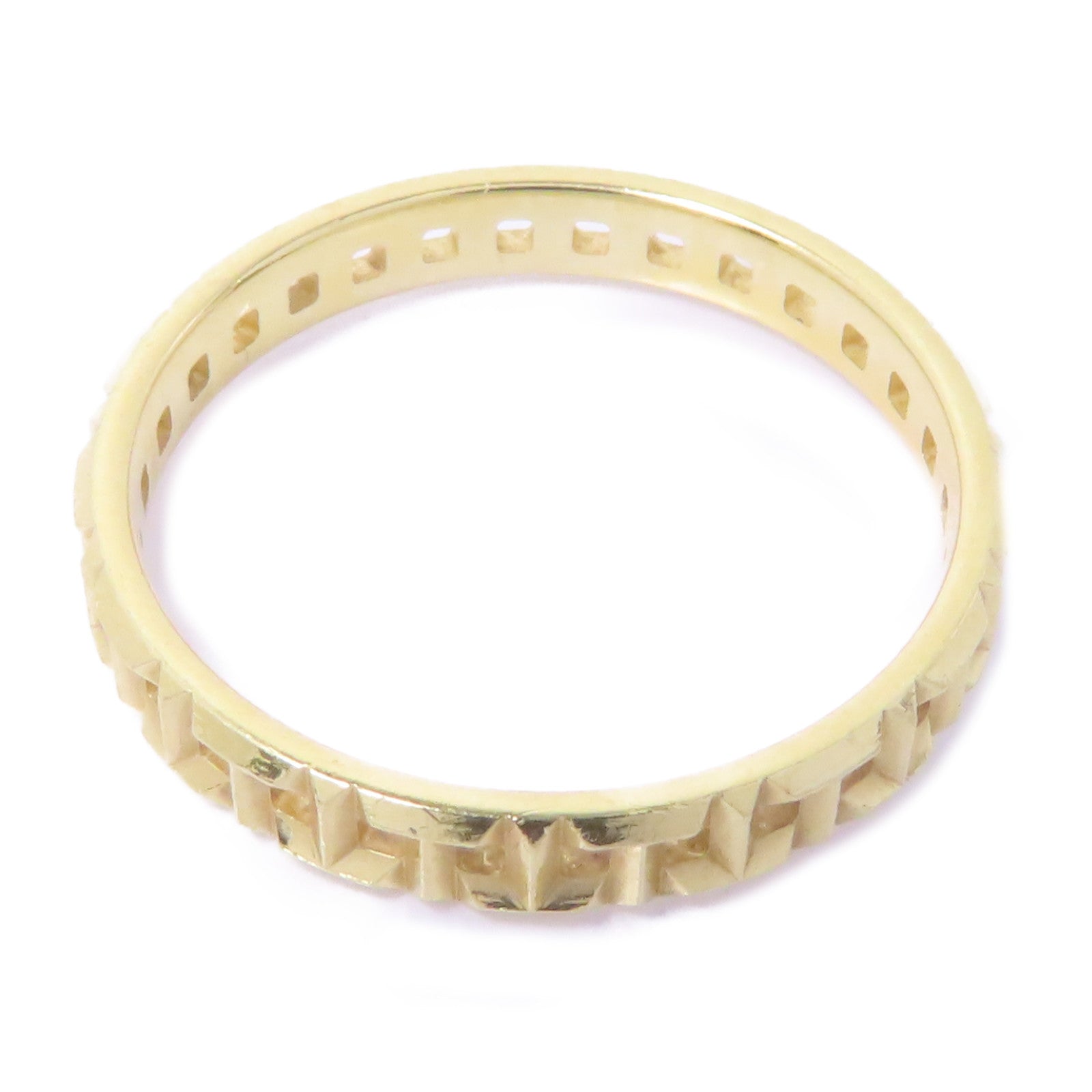 TIFFANY＆CO 18K黄金T True Narrow Ring戒指US#10