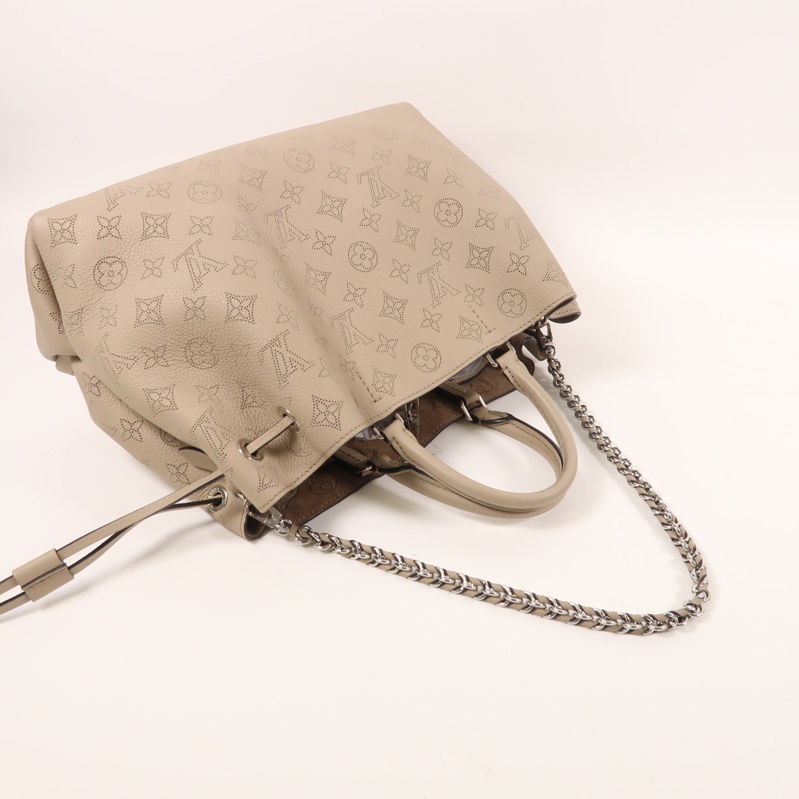LOUIS VUITTON Mahina Bella Tote銀扣手挽肩背兩用袋