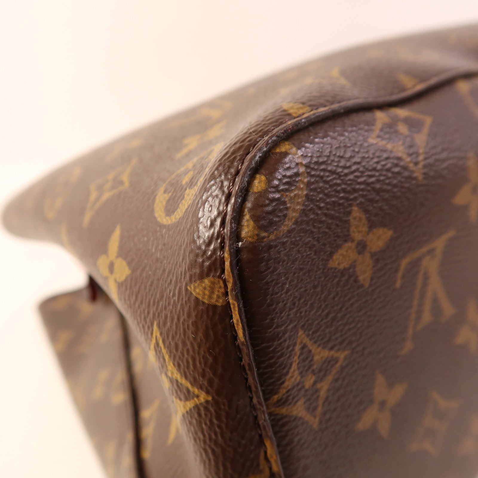 LOUIS VUITTON Monogram Neo Noe Bucket Bag金扣肩背袋Coquelicot