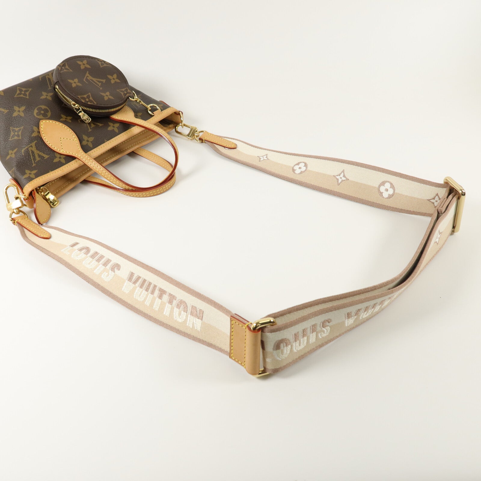 LOUIS VUITTON Monogram Neverfull BB手挽肩背兩用袋