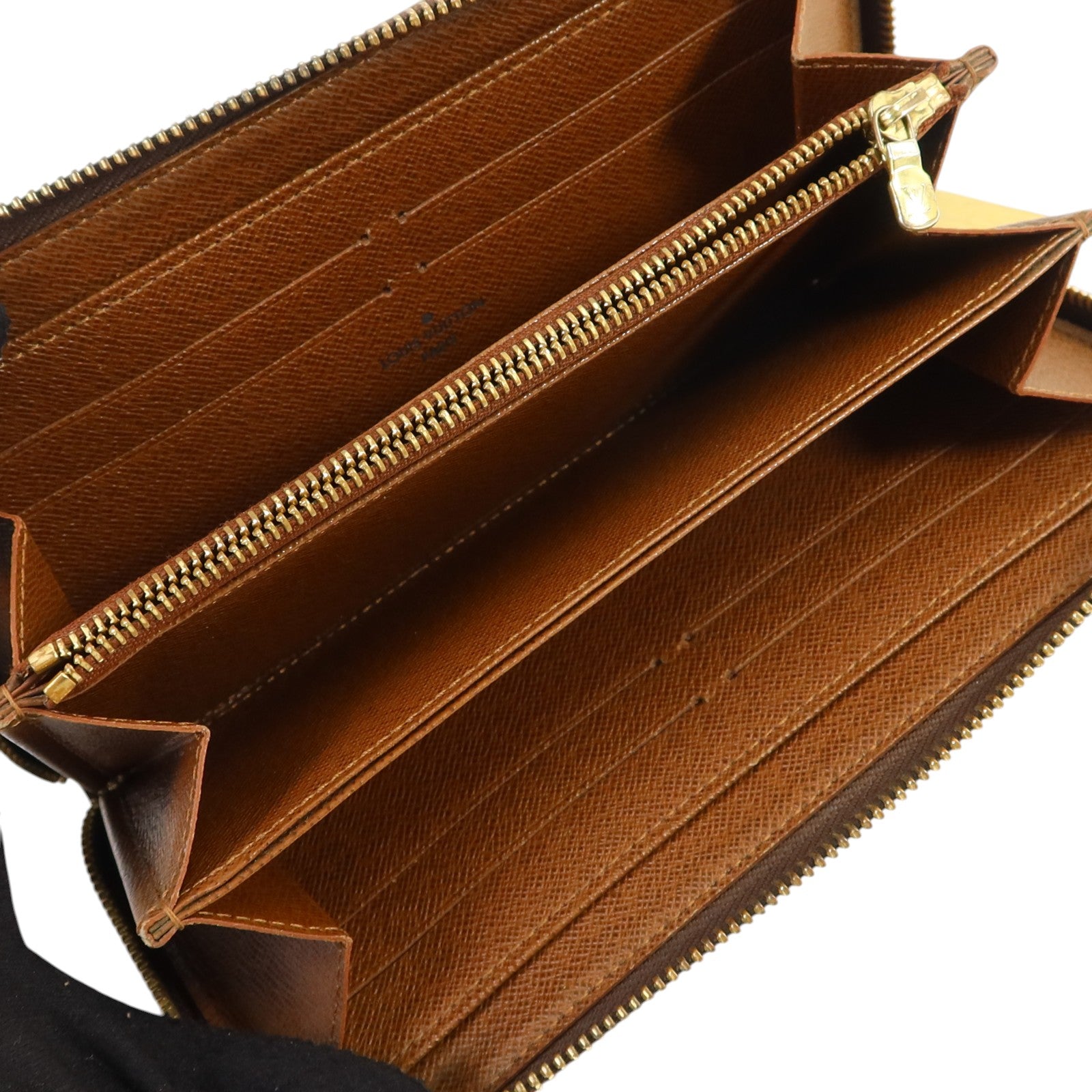 LOUIS VUITTON Monogram Zippy Wallet金扣長錢包
