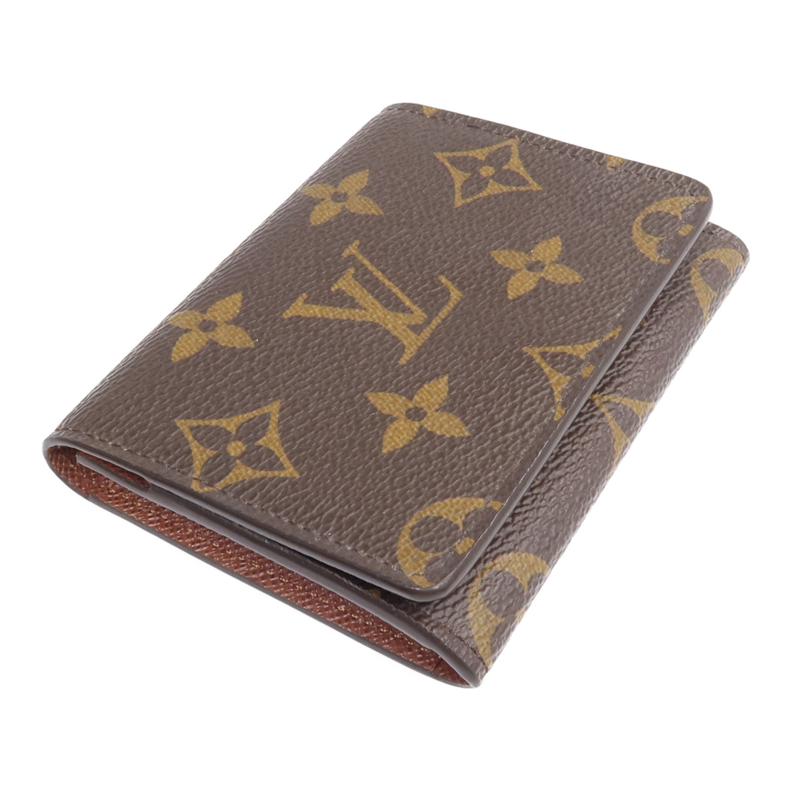 LOUIS VUITTON Monogram Enveloppe Carte De Visite金扣Card Case