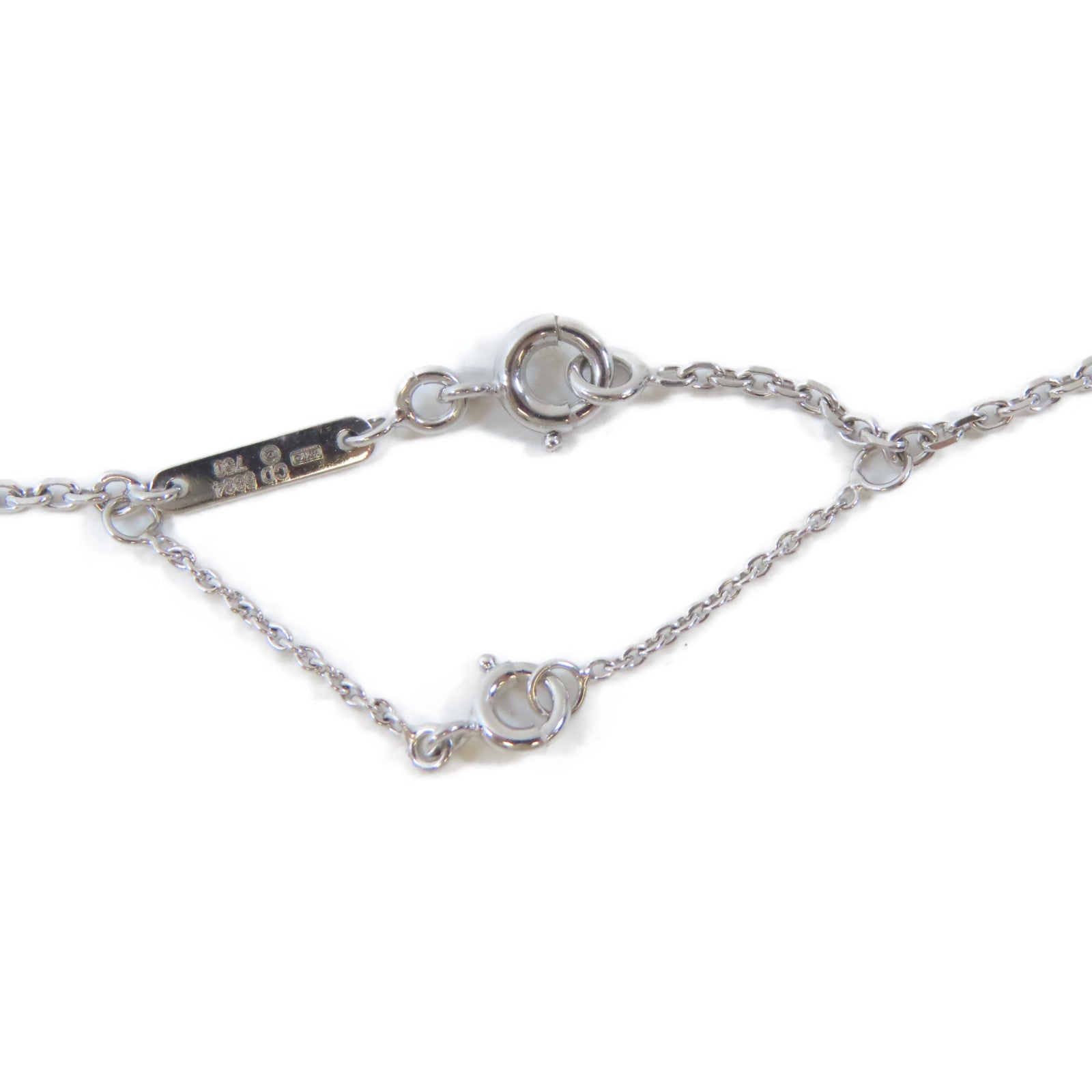 CARTIER【激減優惠】 18K白金C Heart Necklace項鍊