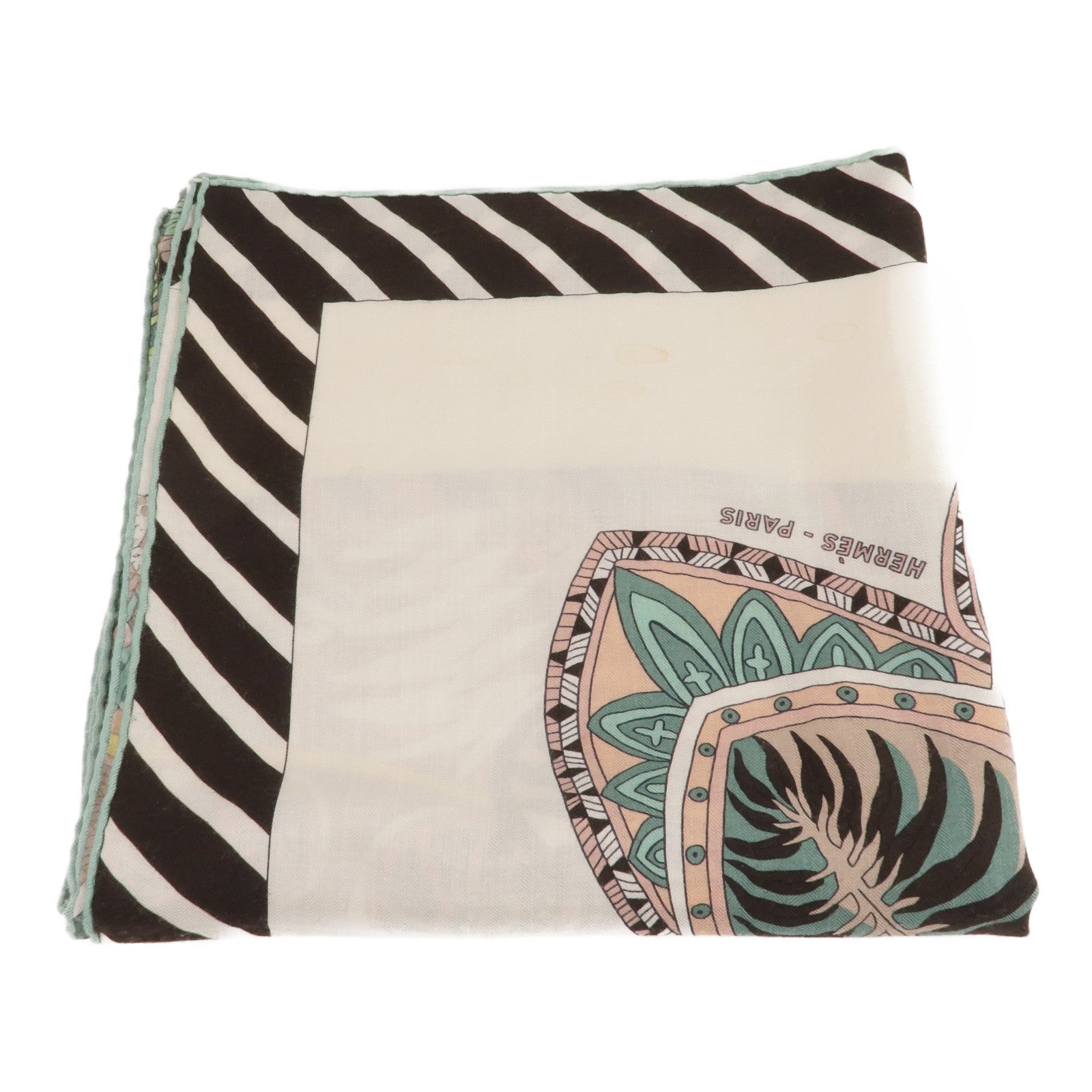 HERMES 羊絨/絲質Scarf圍巾