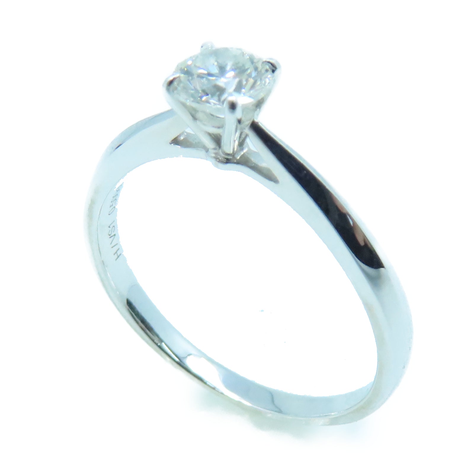 JEWELRY **【激減優惠】18K白金Diamond Ring 0.50ct鑽石戒指US#8