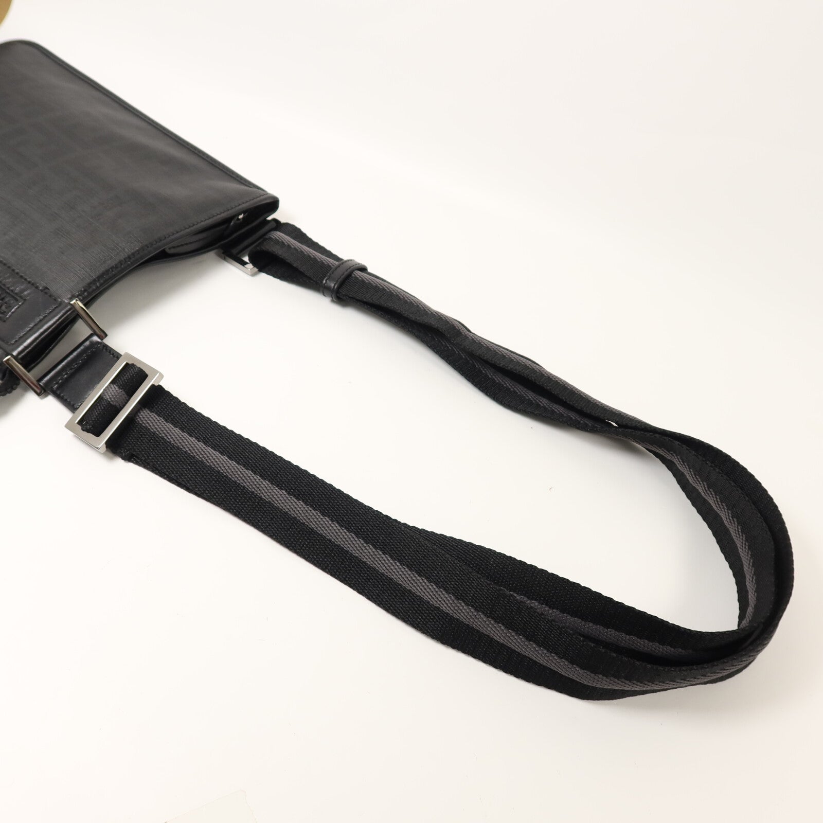 FENDI 塗層帆布Messenger Bag肩背袋
