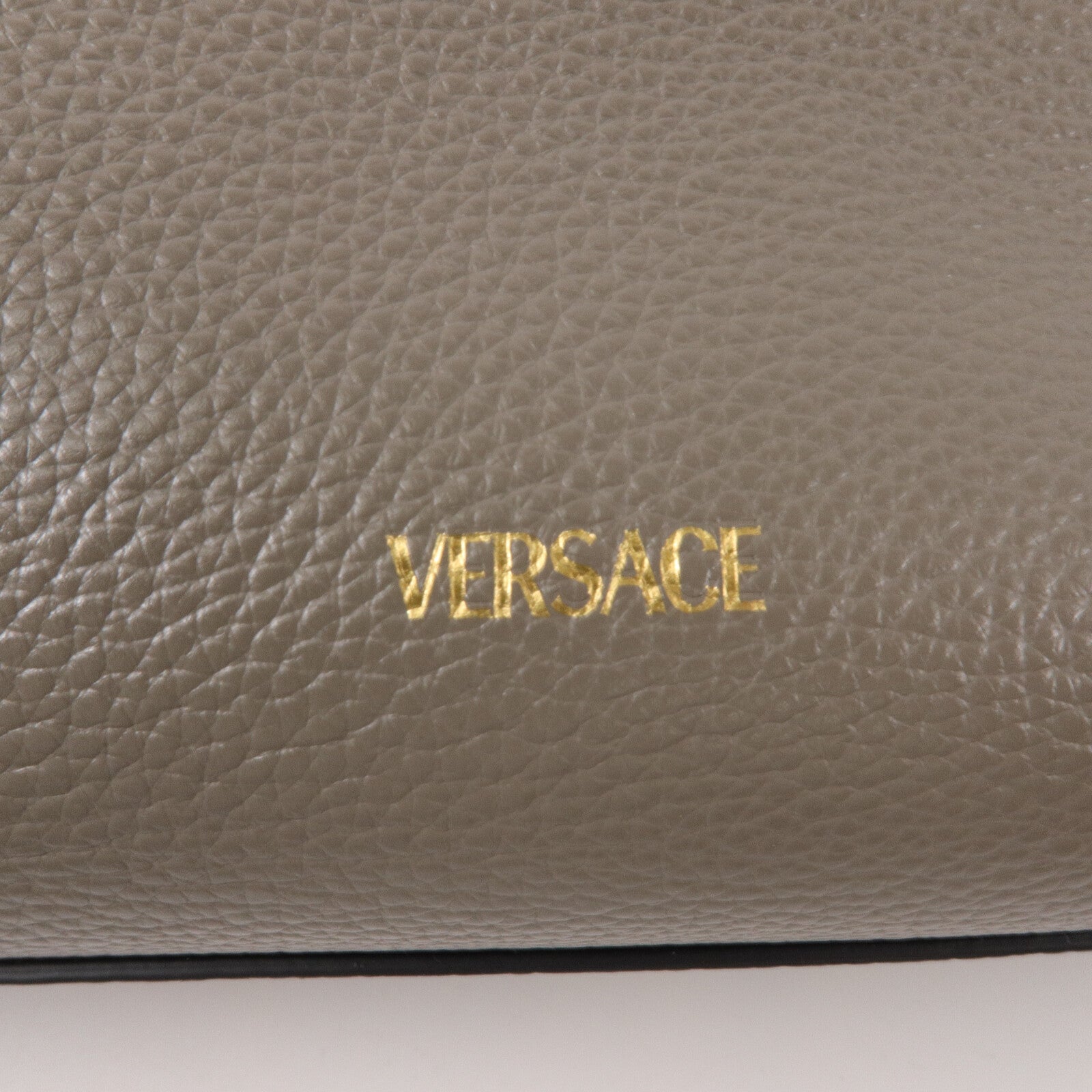 VERSACE 牛皮皮革Virtus手挽肩背兩用袋