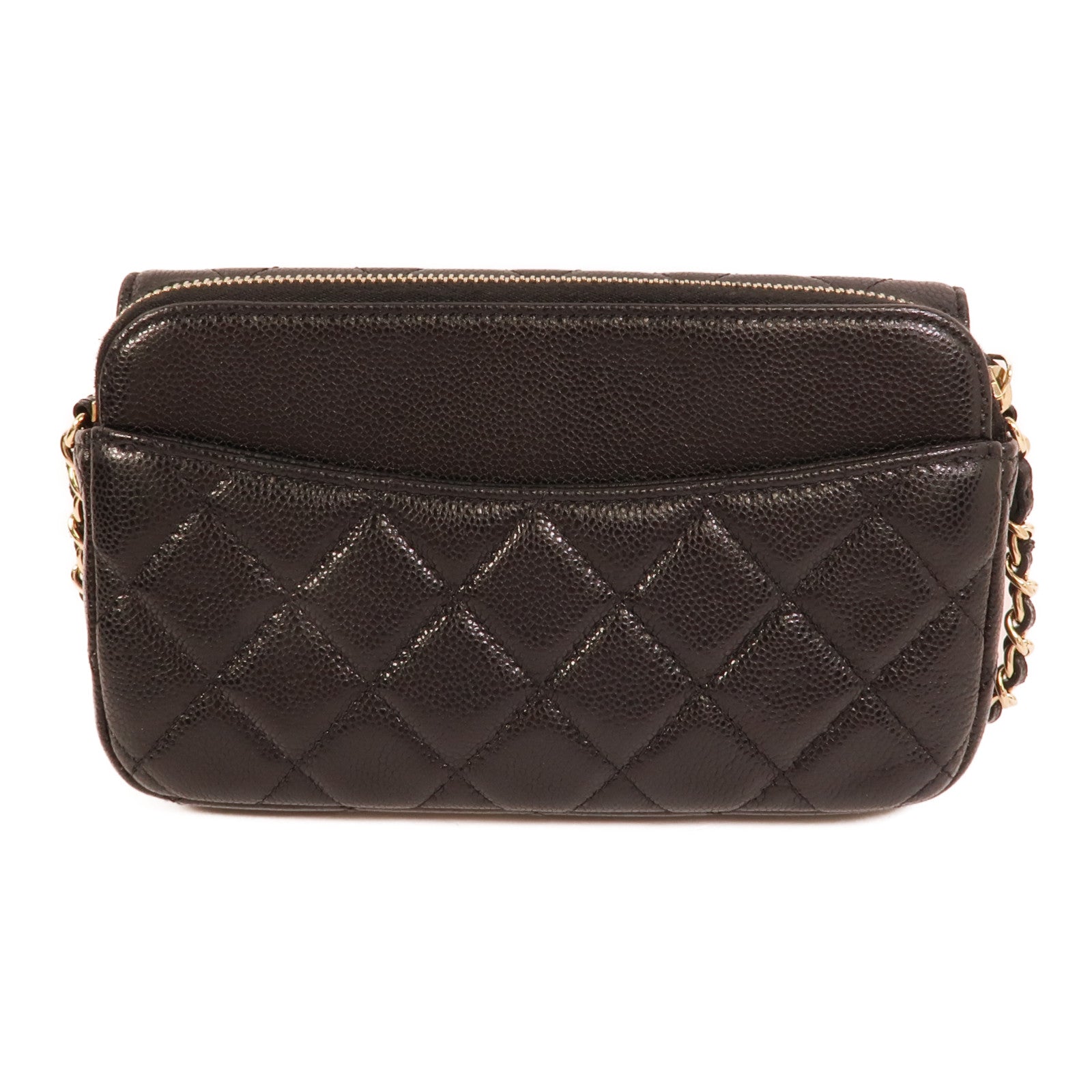 CHANEL 牛皮皮革Flap Phone Holder肩背袋