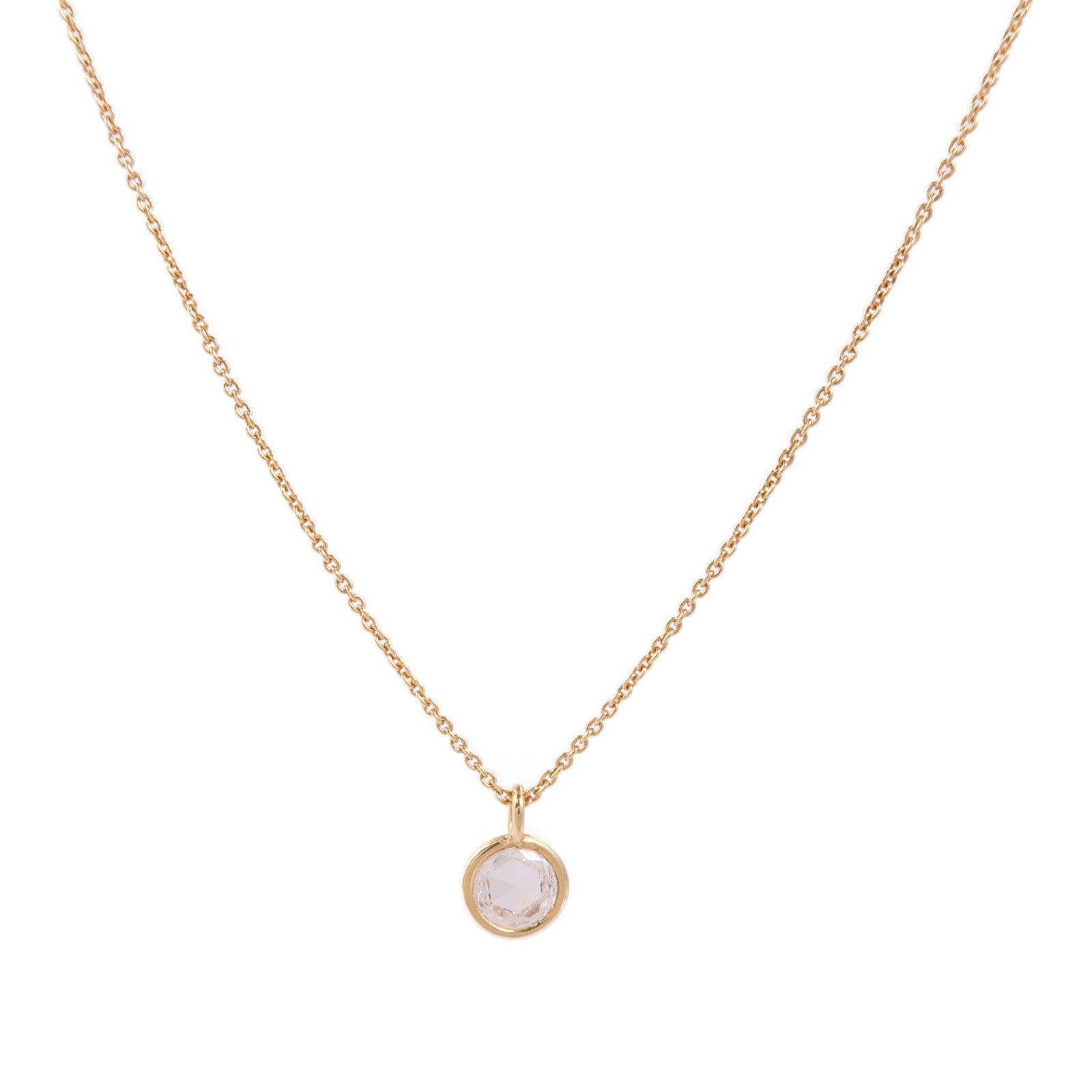 JEWELRY 18K黃金Diamond Necklace鑽石項鍊
