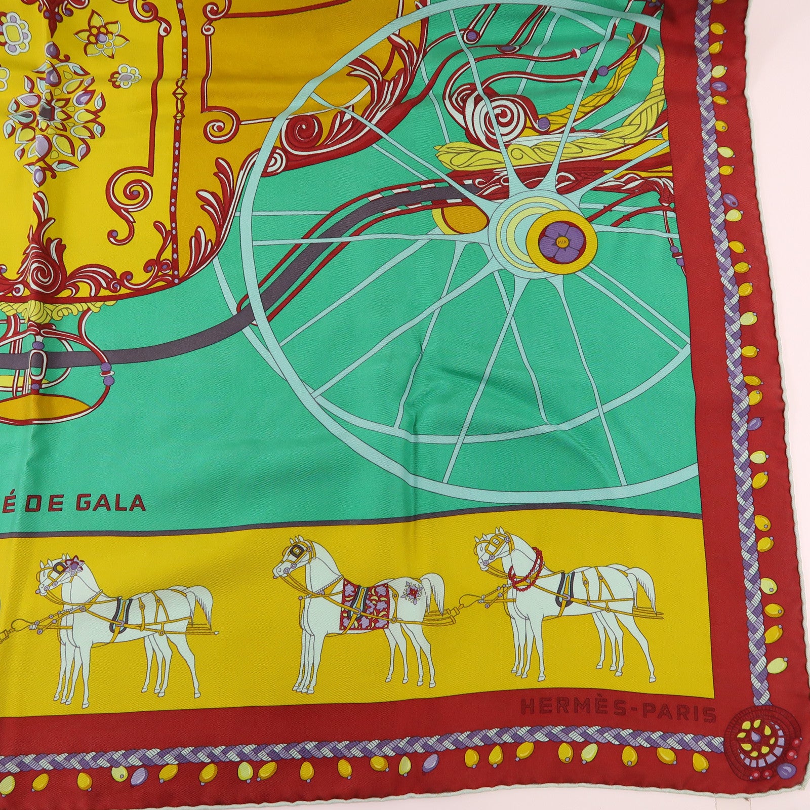 HERMES 絲質Scarf 90X90絲巾