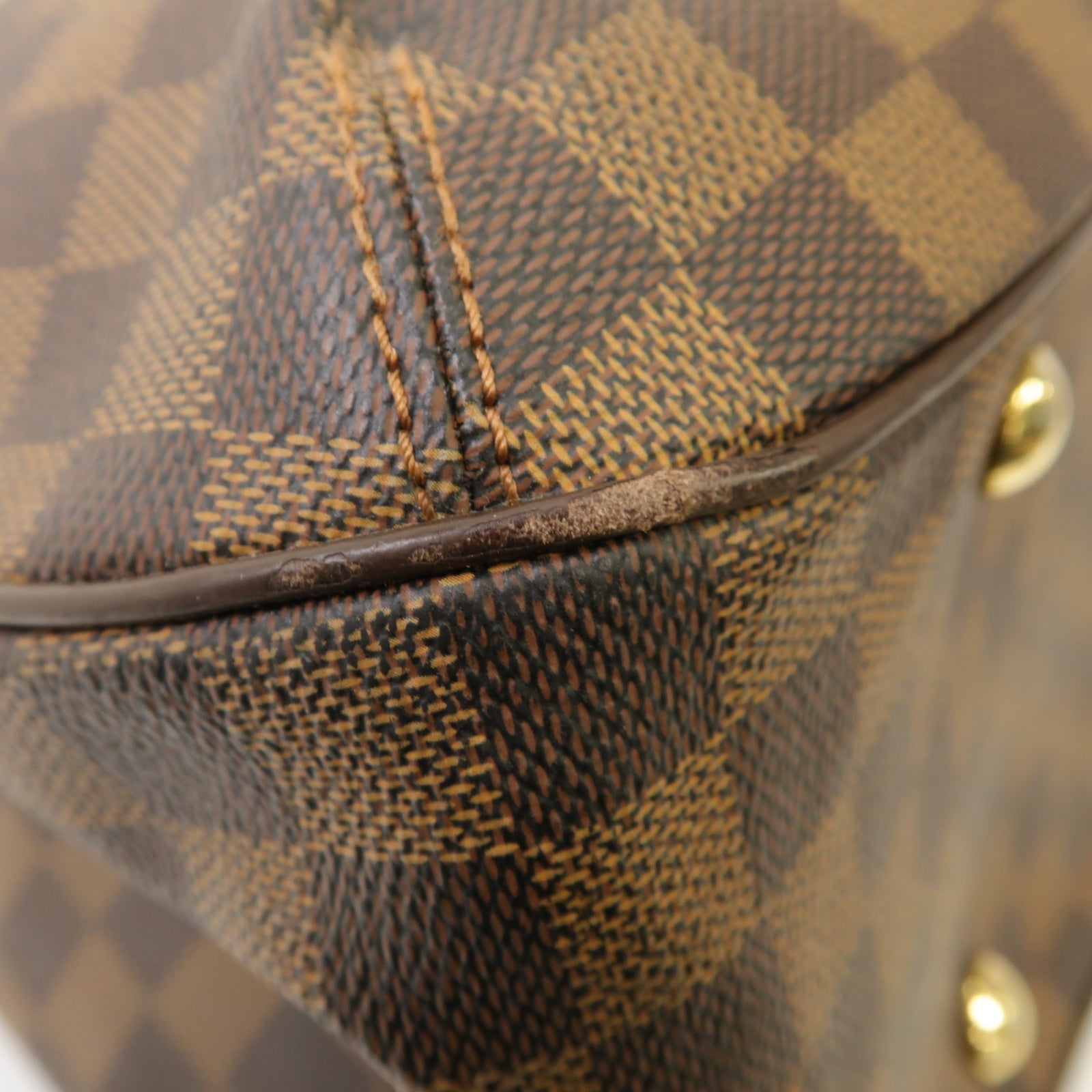 LOUIS VUITTON 【激減優惠】Damier Greet金扣肩背袋棕色