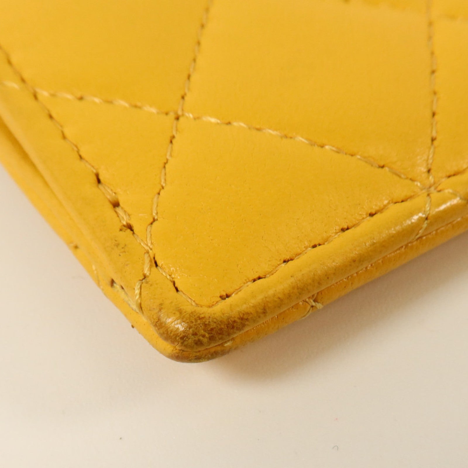 CHANEL 羊皮皮革Zip Card Case金扣卡片套