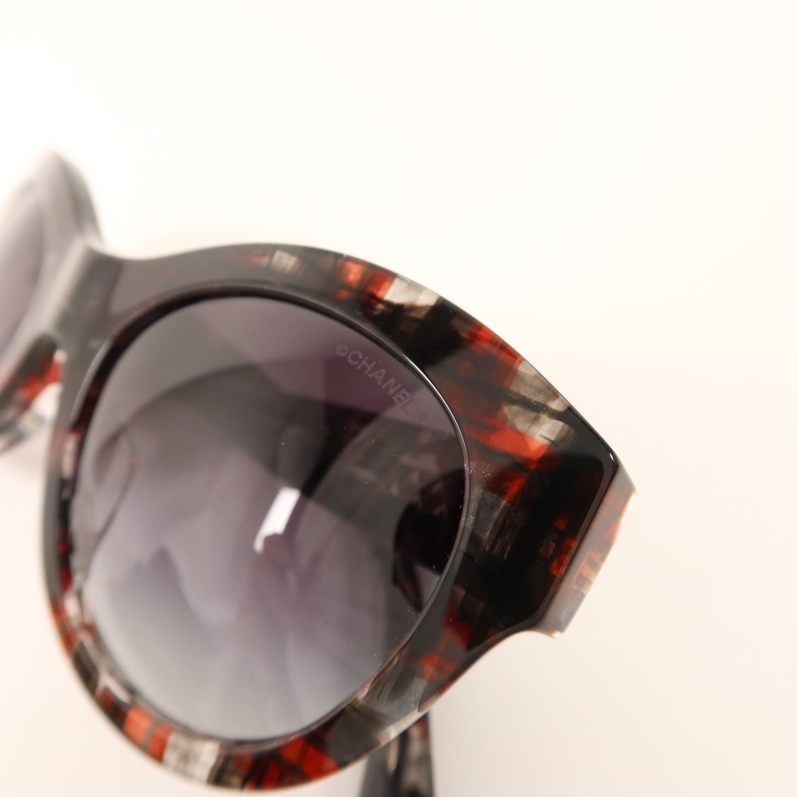 CHANEL 【激減優惠】PVC Sunglass銀扣太陽眼鏡