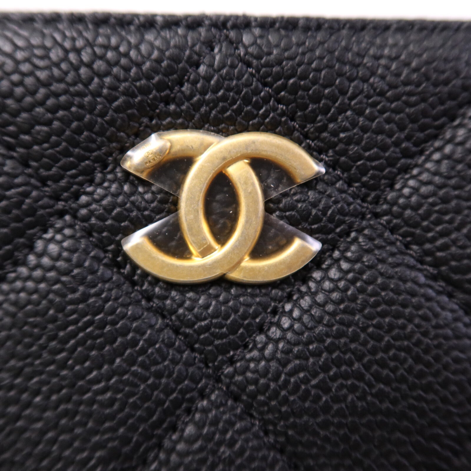 CHANEL 牛皮皮革Waist Bag金扣腰包