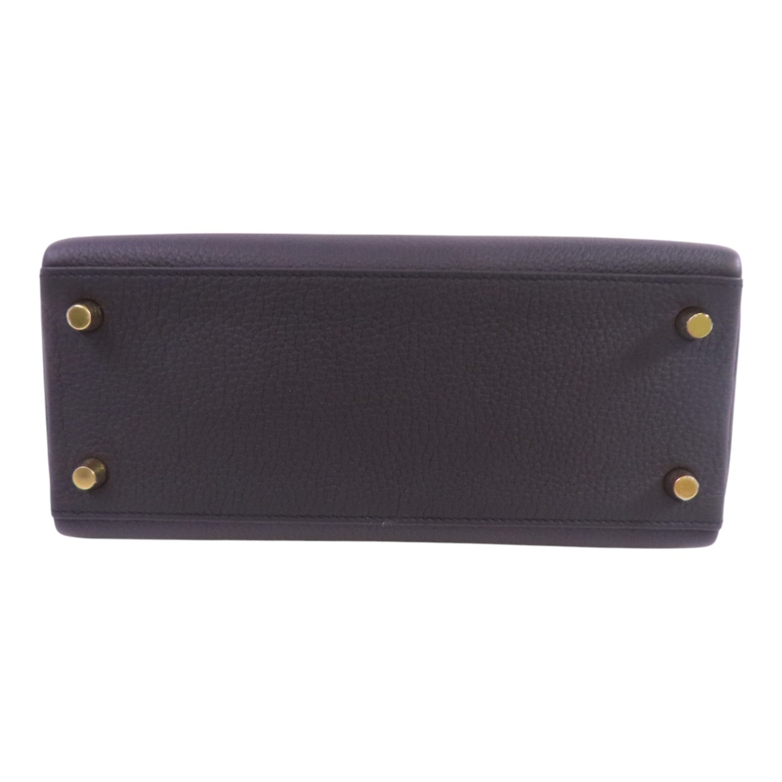 HERMES 【激減優惠】Togo皮革Kelly 25 2Way Hand Bag金扣手挽肩背兩用袋