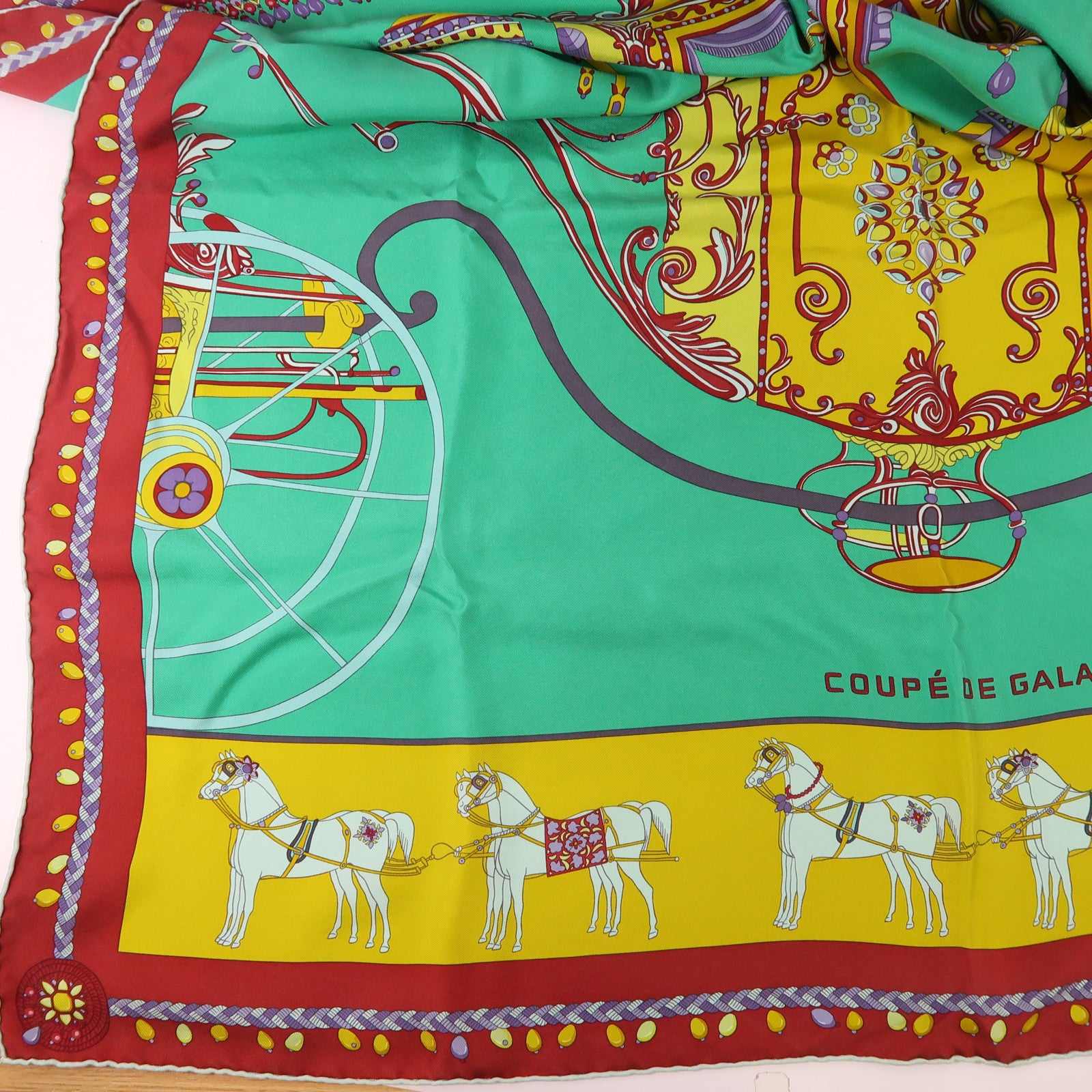 HERMES 絲質Scarf 90X90絲巾