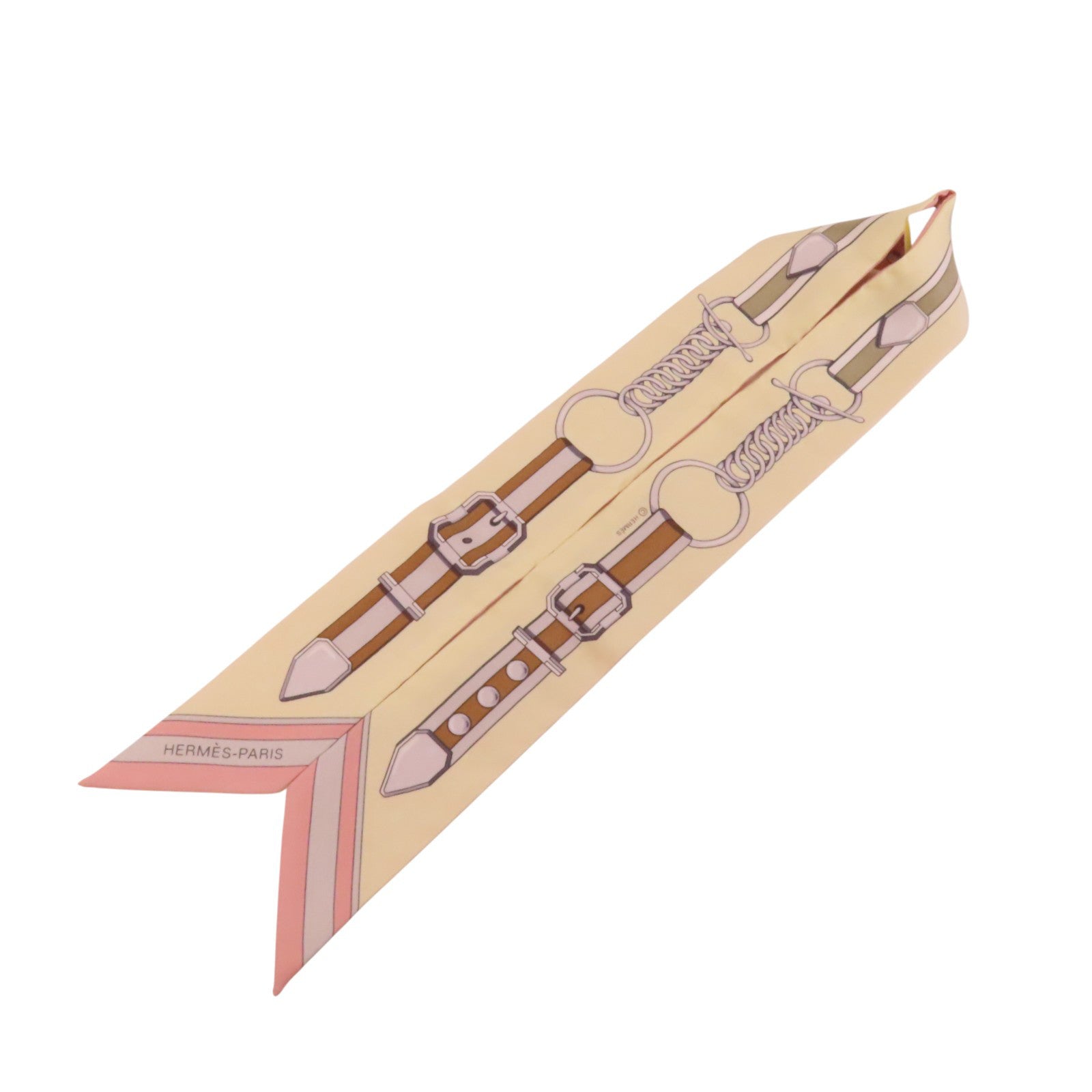 HERMES 絲質Twilly Scarf絲巾