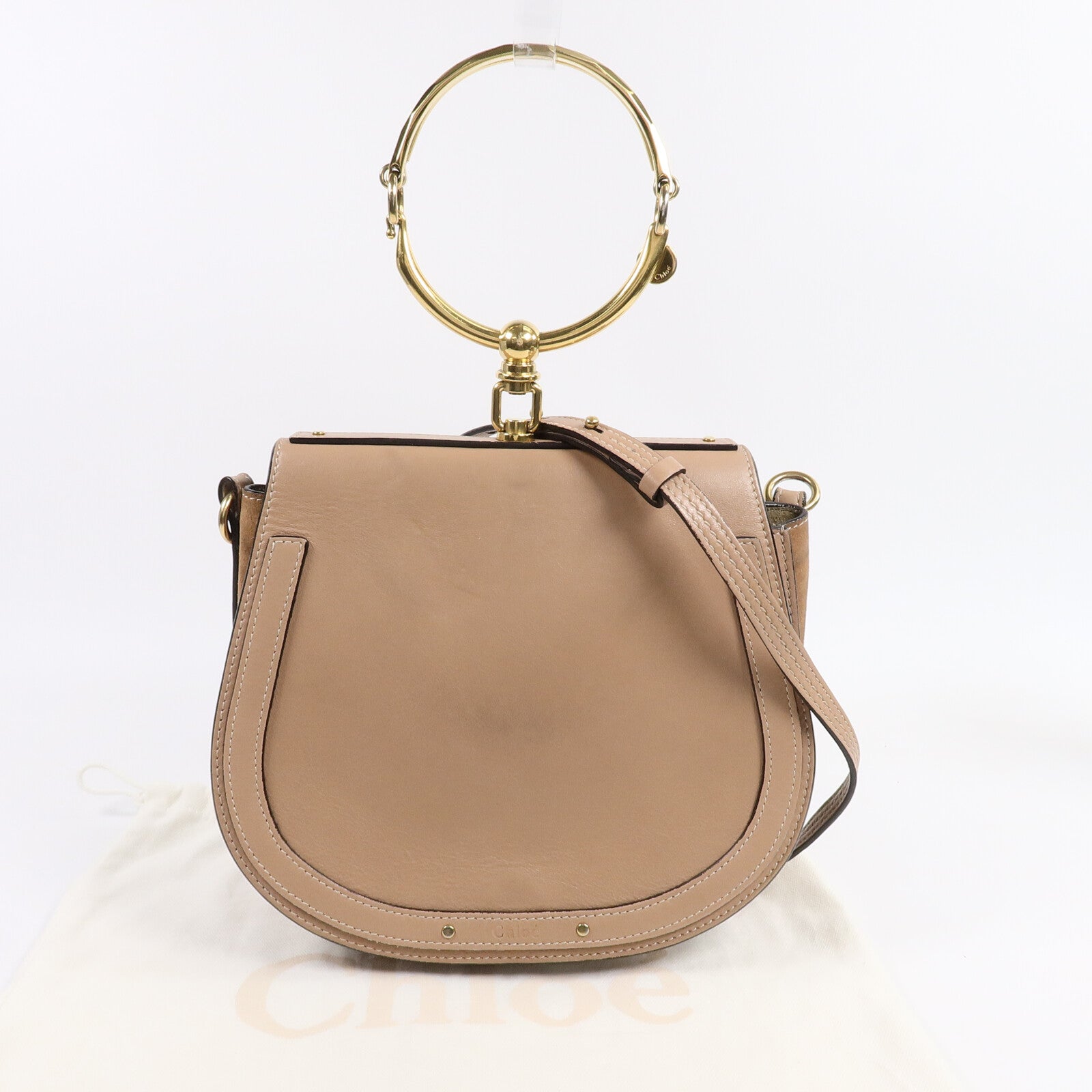 Chloe 牛皮皮革Small Nile Bracelet手挽肩背兩用袋