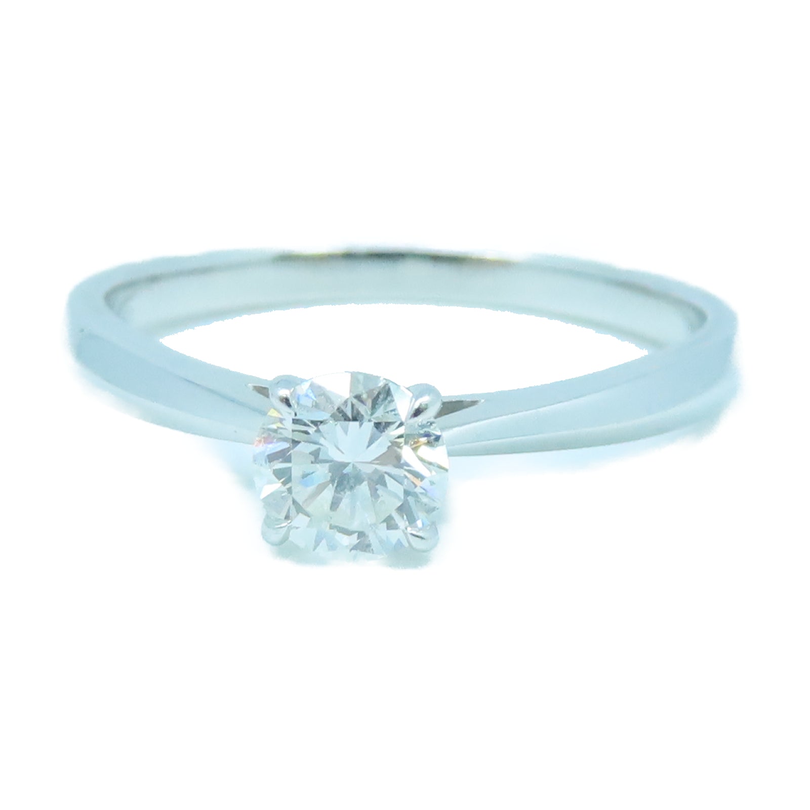 JEWELRY **【激減優惠】18K白金Diamond Ring 0.50ct鑽石戒指US#8