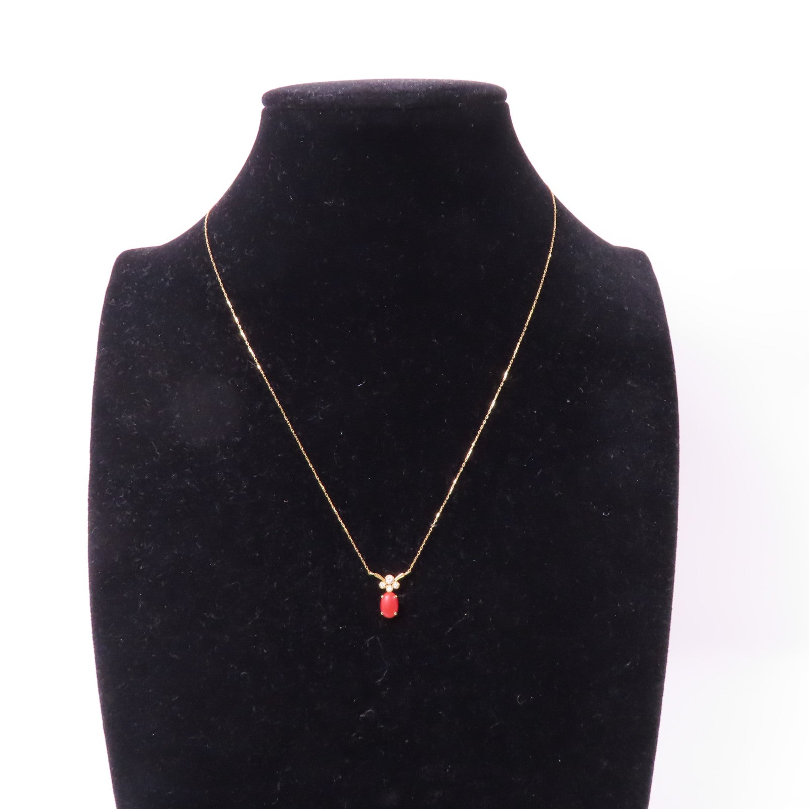 JEWELRY 18K金/紅珊瑚石Necklace項鍊
