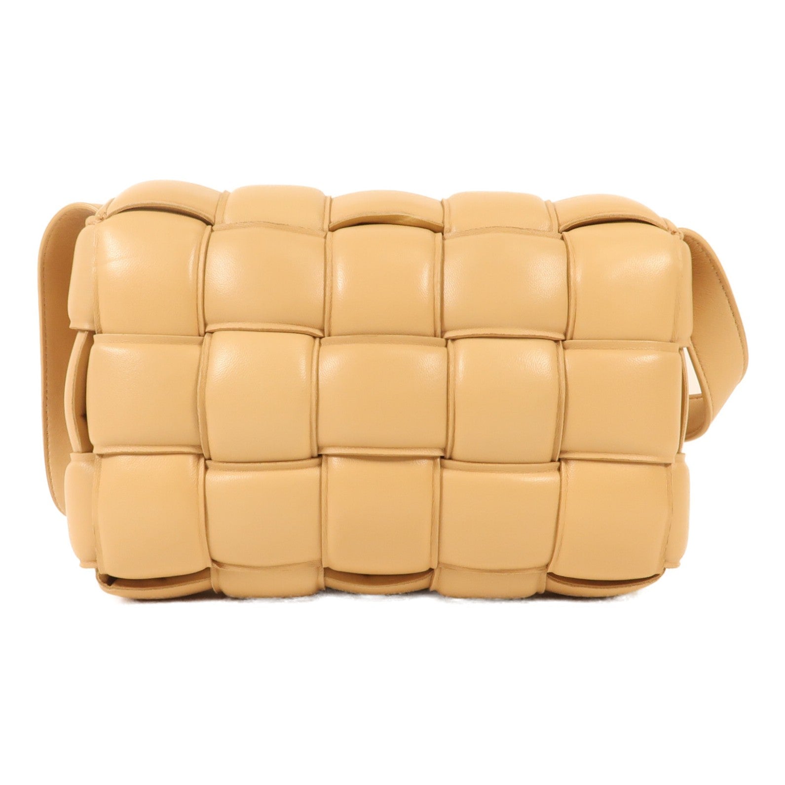 BOTTEGA VENETA 羊皮皮革Padded Cassette金扣肩背袋