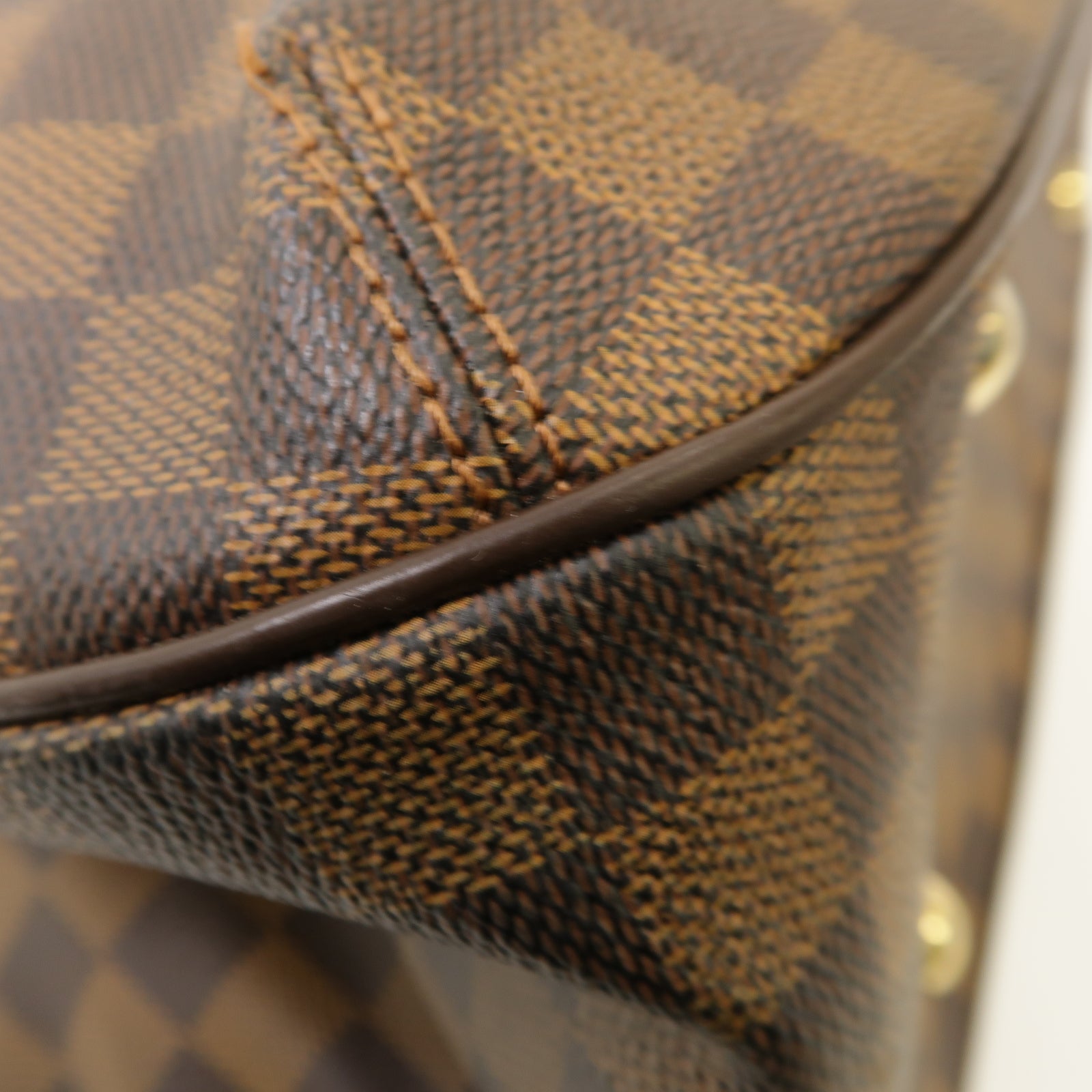 LOUIS VUITTON 【激減優惠】Damier Greet金扣肩背袋棕色