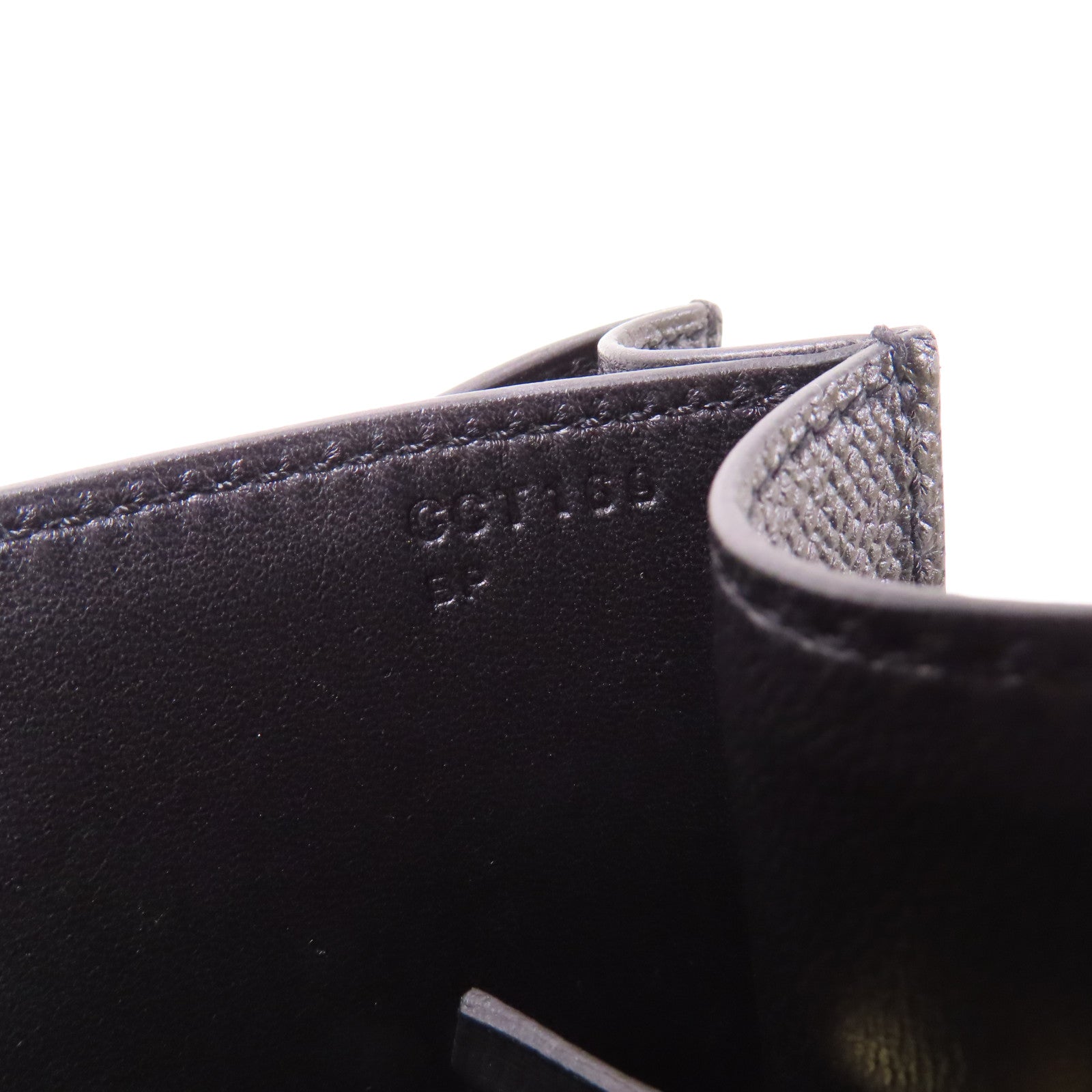 HERMES Epsom皮革Constance 24金扣肩背袋Noir
