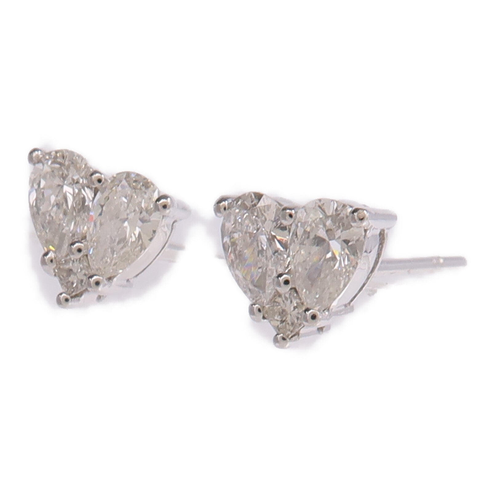 JEWELRY 18K白金Diamond Earrings鑽石耳環