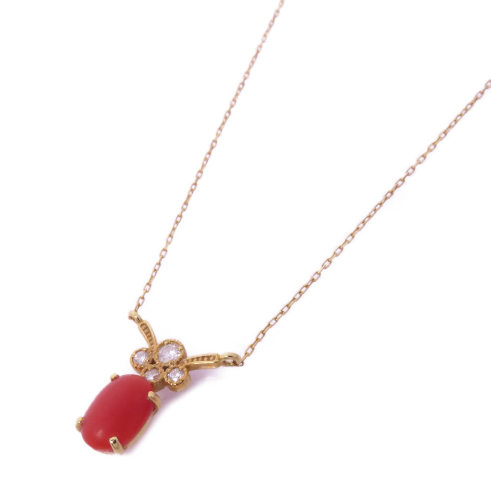 JEWELRY 18K金/紅珊瑚石Necklace項鍊