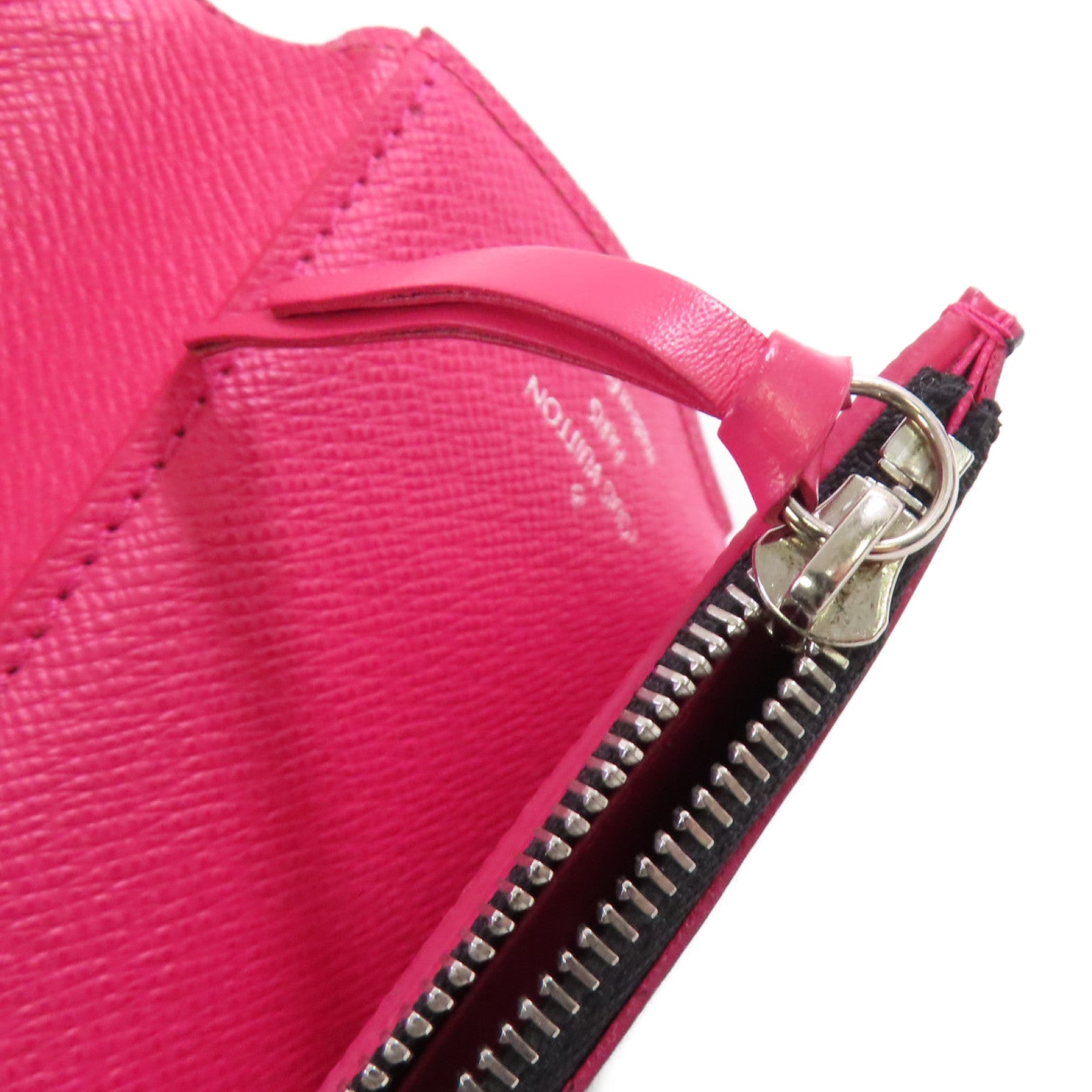 LOUIS VUITTON Epi Leather Victorine Small Wallet銀扣短錢包黑色/粉紅色