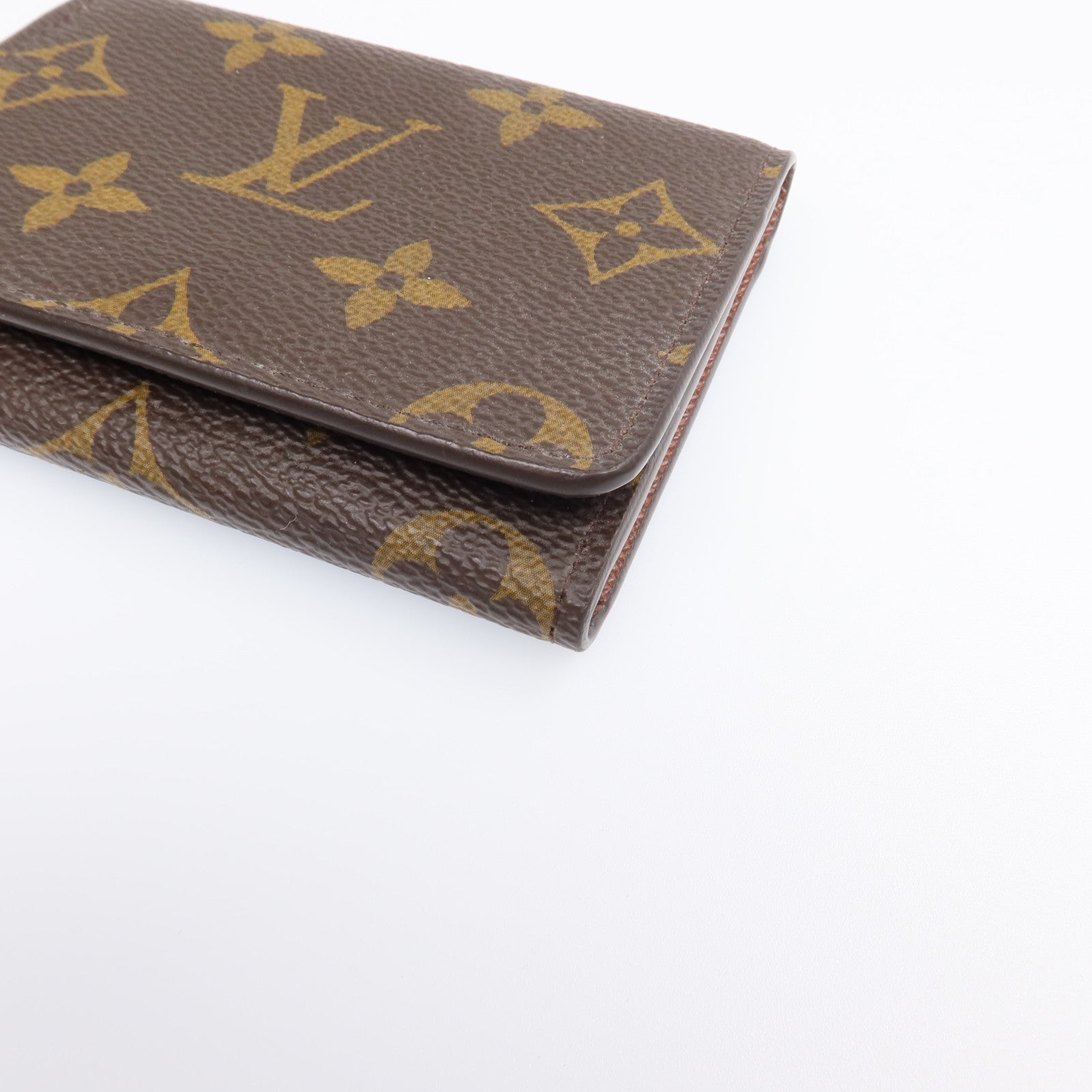 LOUIS VUITTON Monogram Enveloppe Carte De Visite金扣Card Case