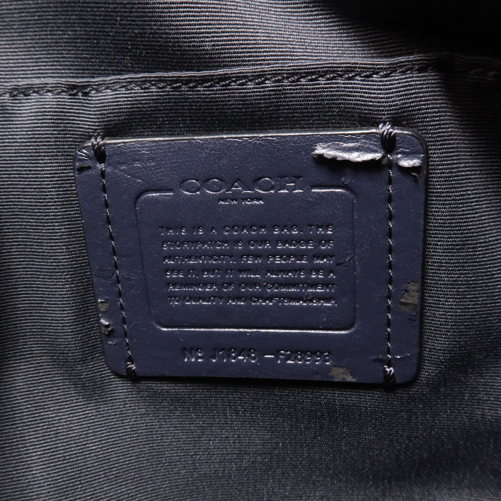 COACH 牛皮皮革2 Way Shoulder手挽肩背兩用袋